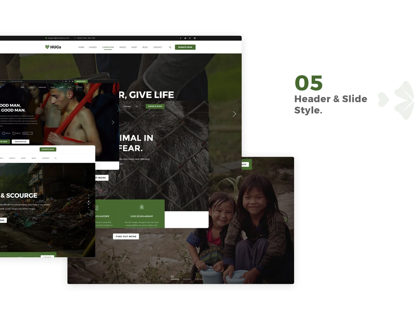 Hugs Charity Template 4