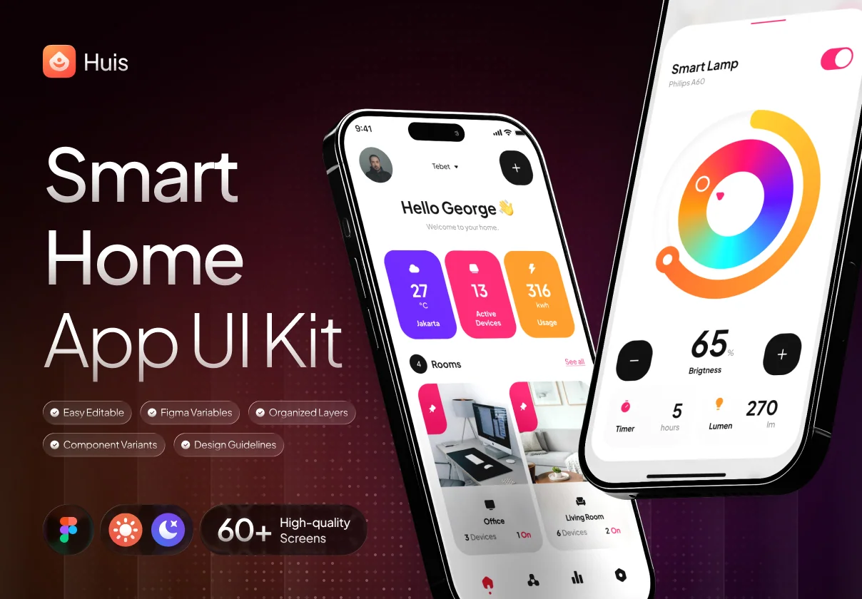 Huis - Smart Home App UI Kit