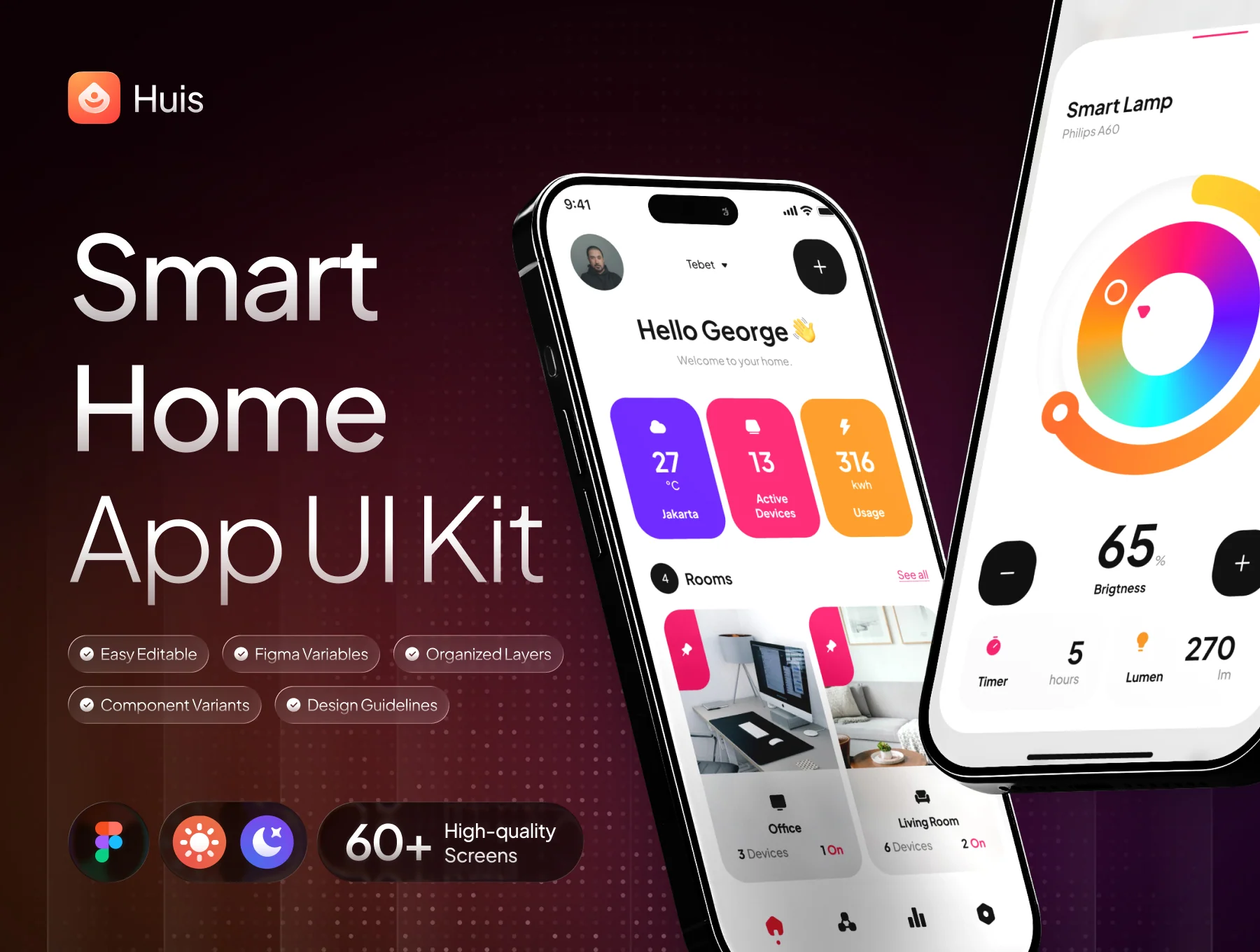 Huis - Smart Home App UI Kit