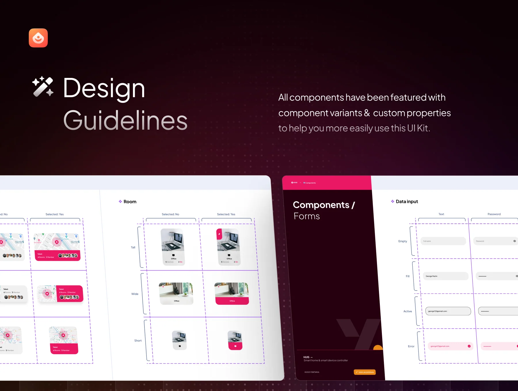 Huis - Smart Home App UI Kit 3