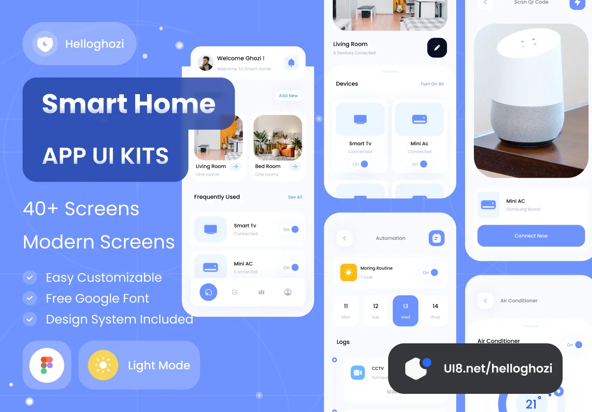 Hulo - Smart Home UI Kit