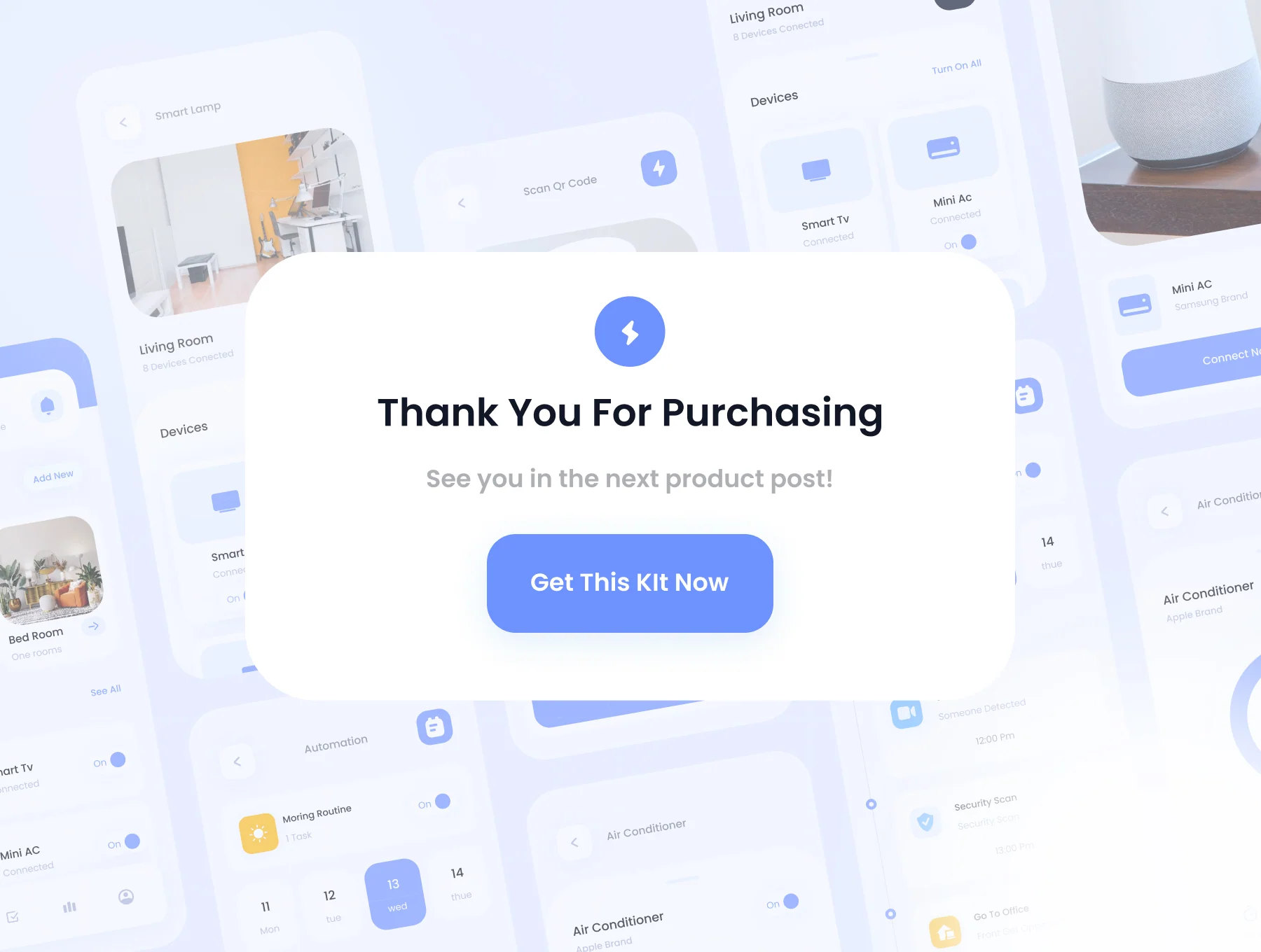 Hulo - Smart Home UI Kit 6