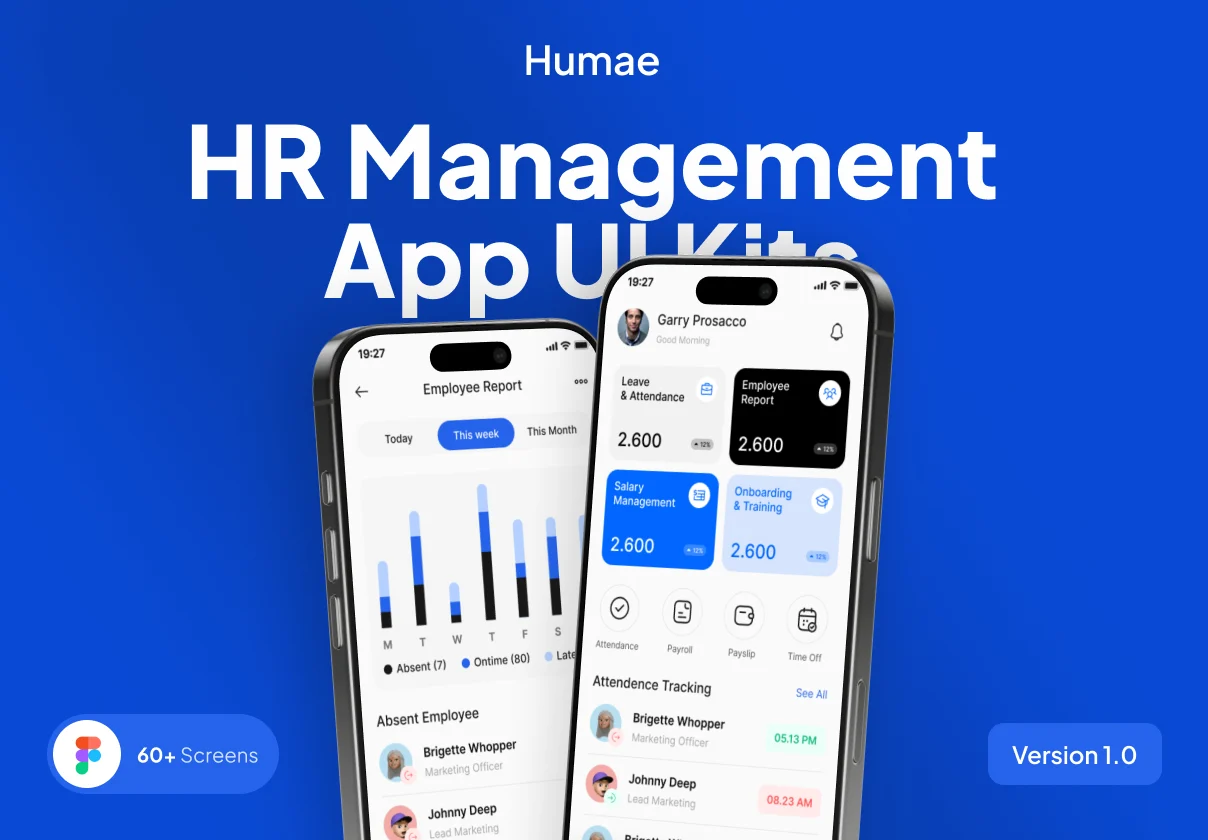 Humae - HR Management App UI Kits