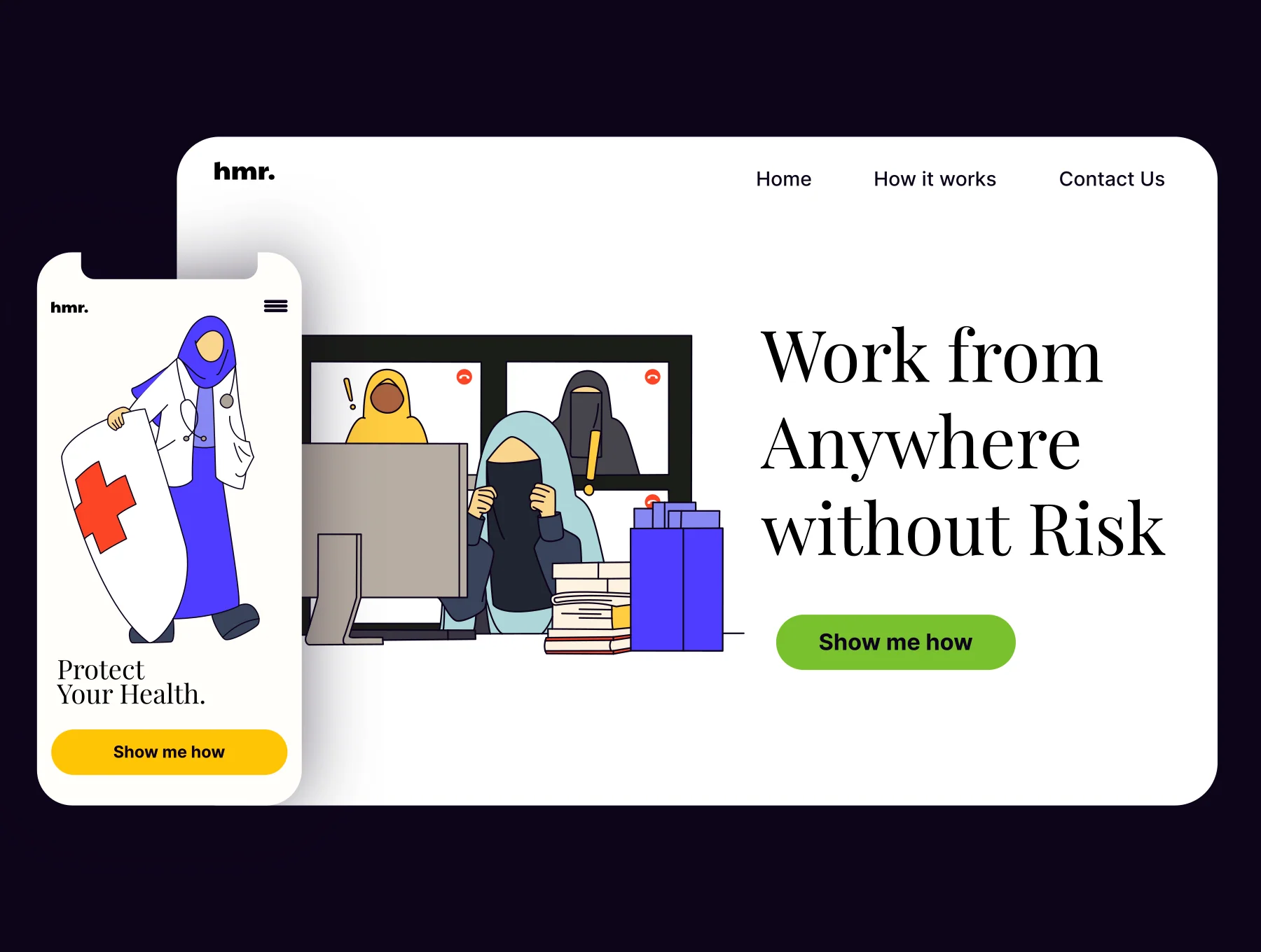 Humaira Muslim Female Illustrations 4