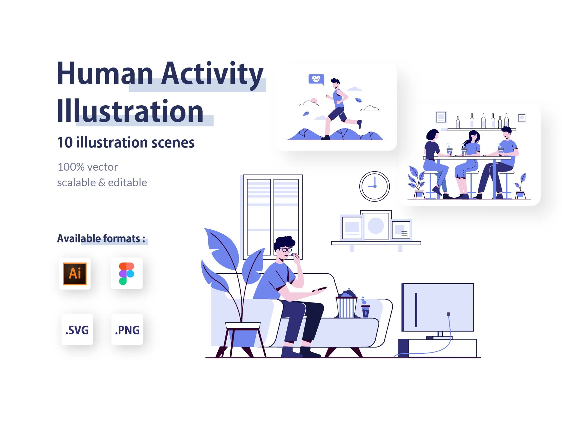 Human Activity Illustration Kit