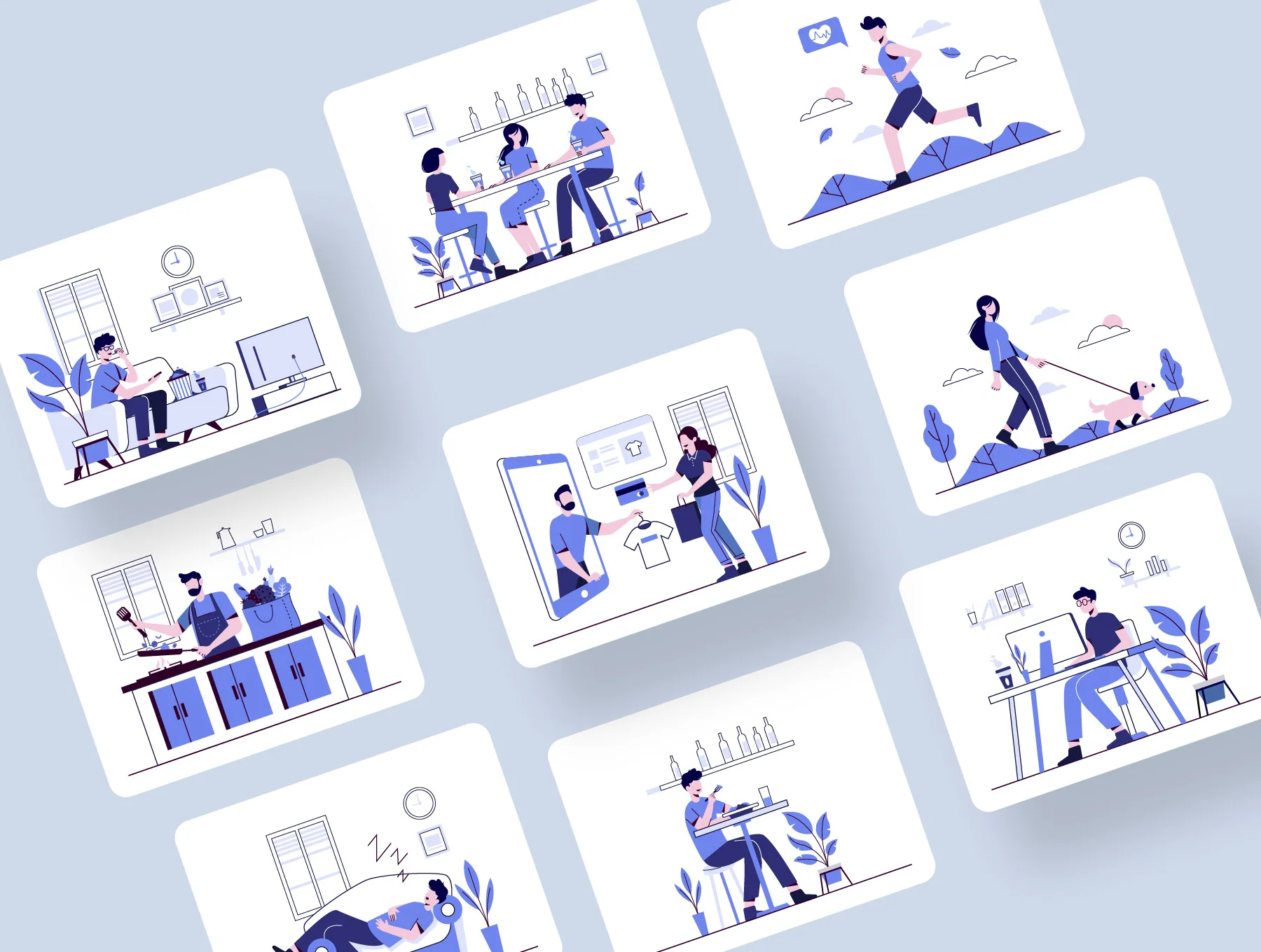 Human Activity Illustration Kit 4