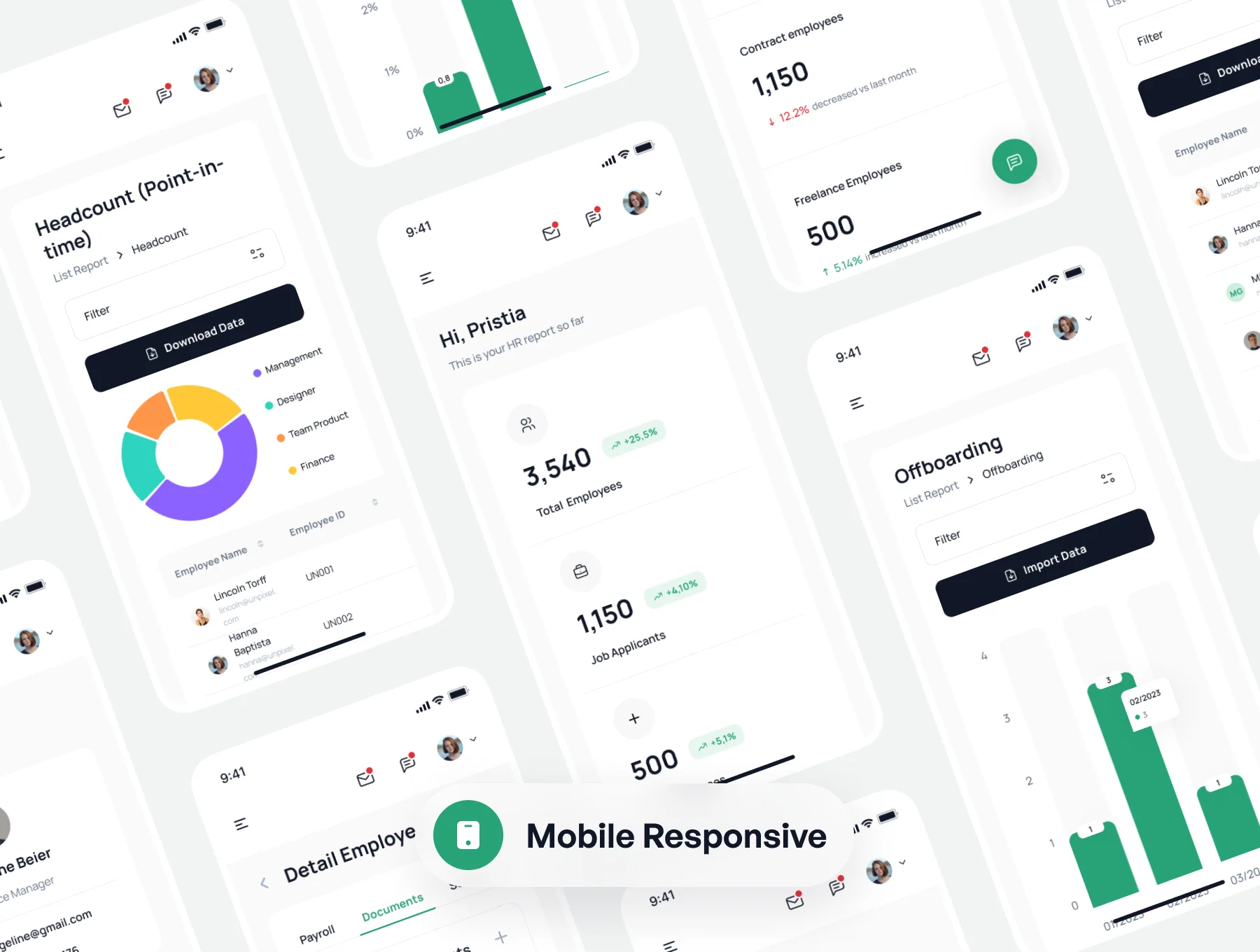 Humanline - HR Management Dashboard UI Kit 5