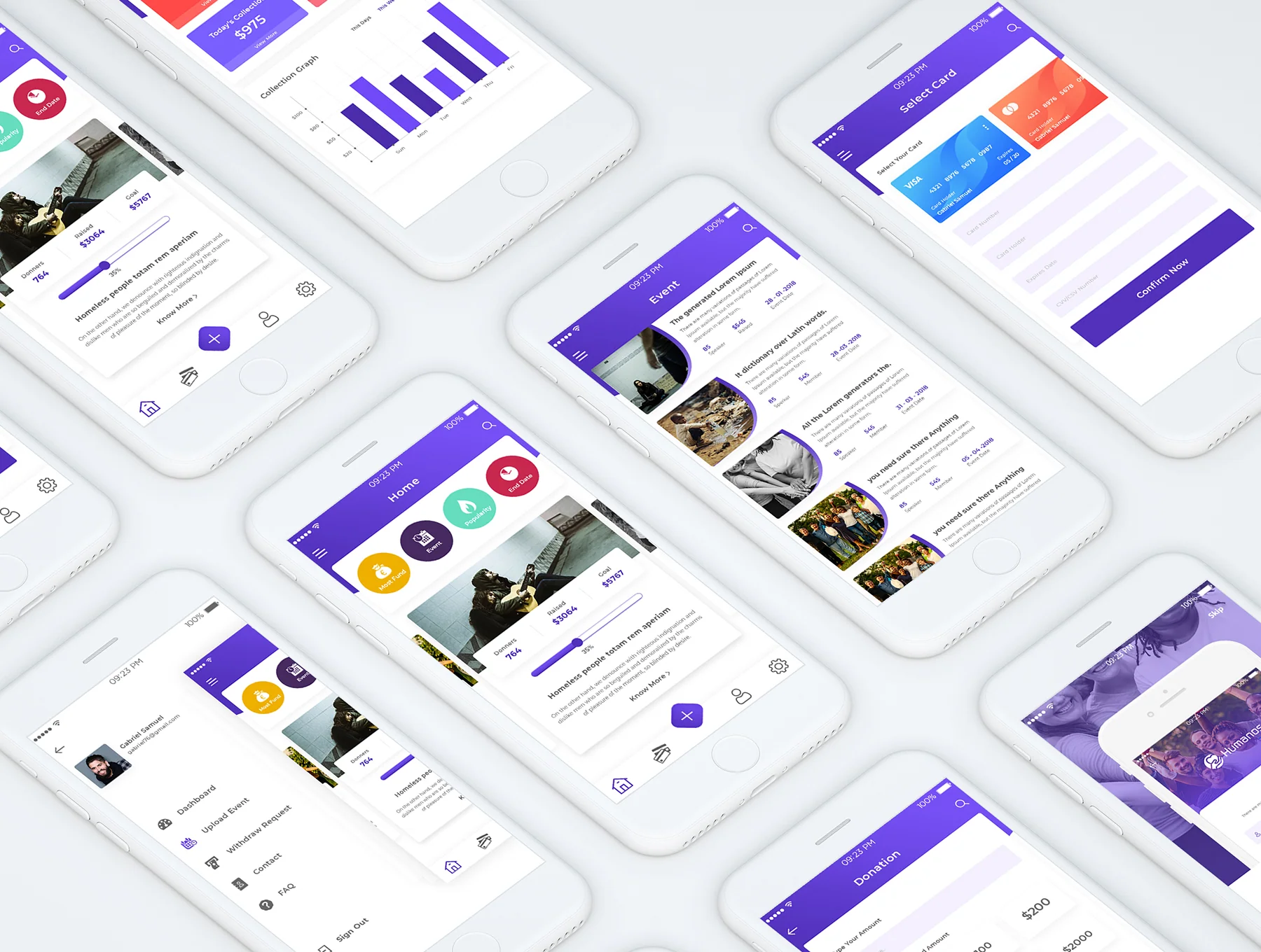 Humanos Charity UI Kit 3