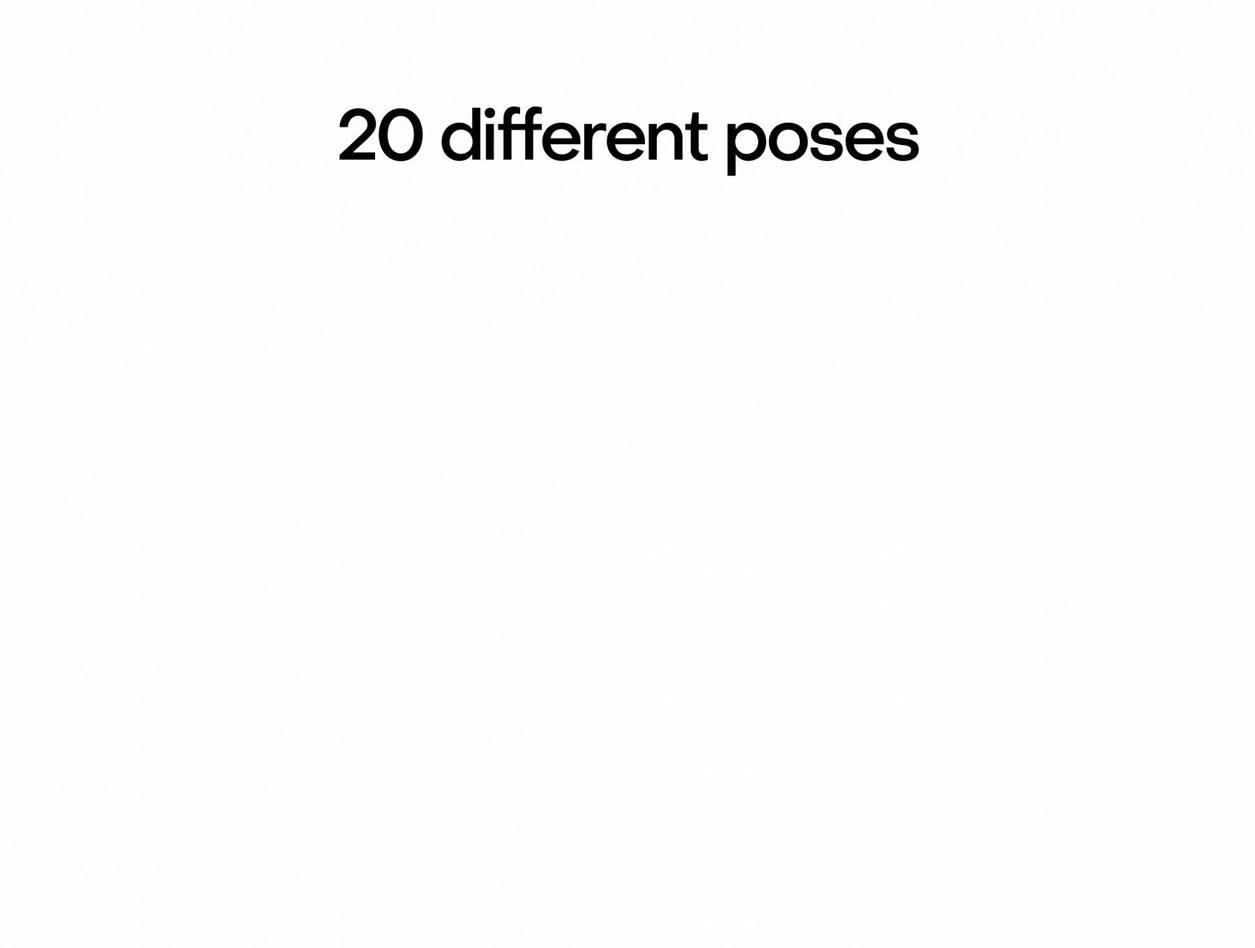 Humans 3d characters v2.0 2