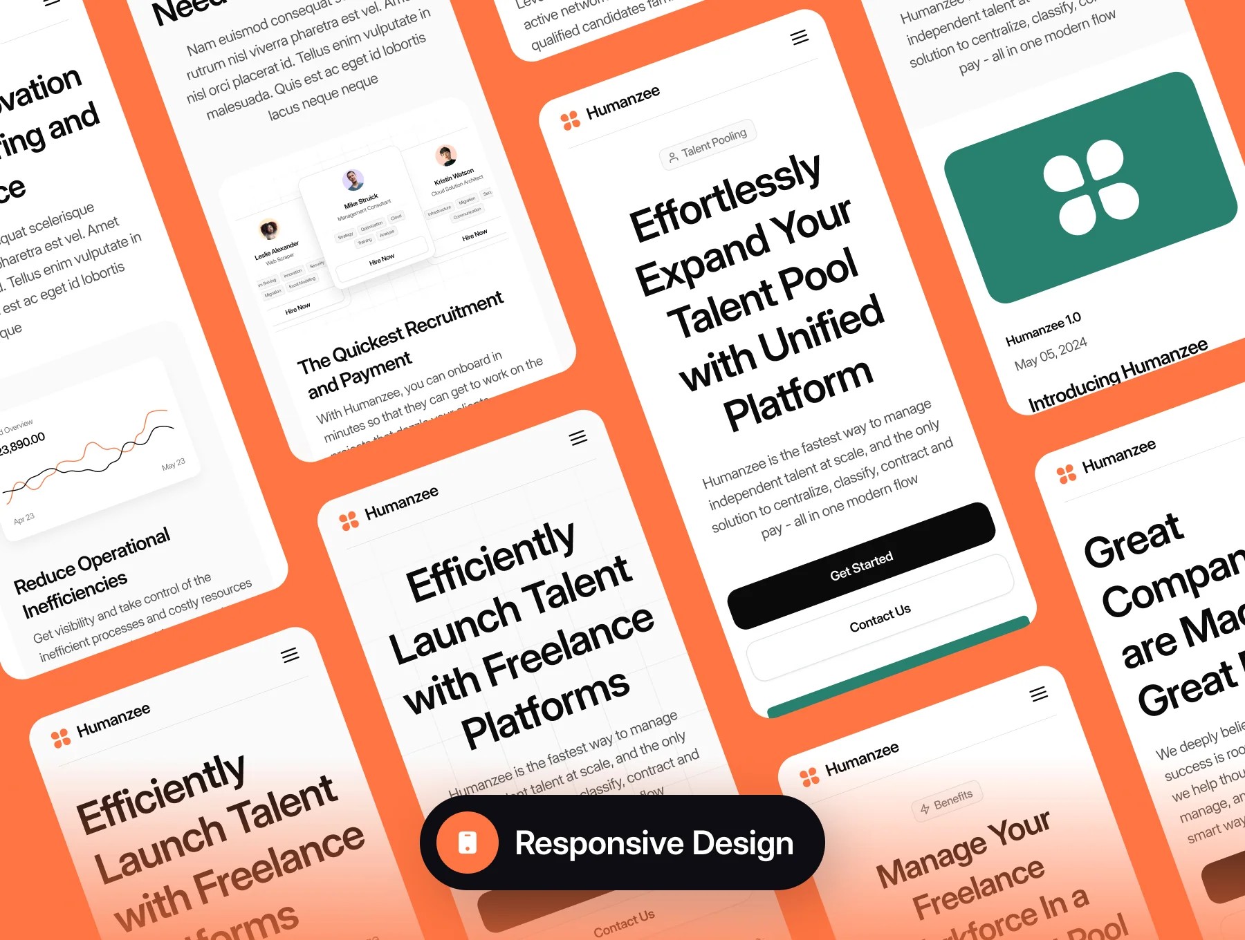 Humanzee - HR Solutions - Website Template UI Kit 6