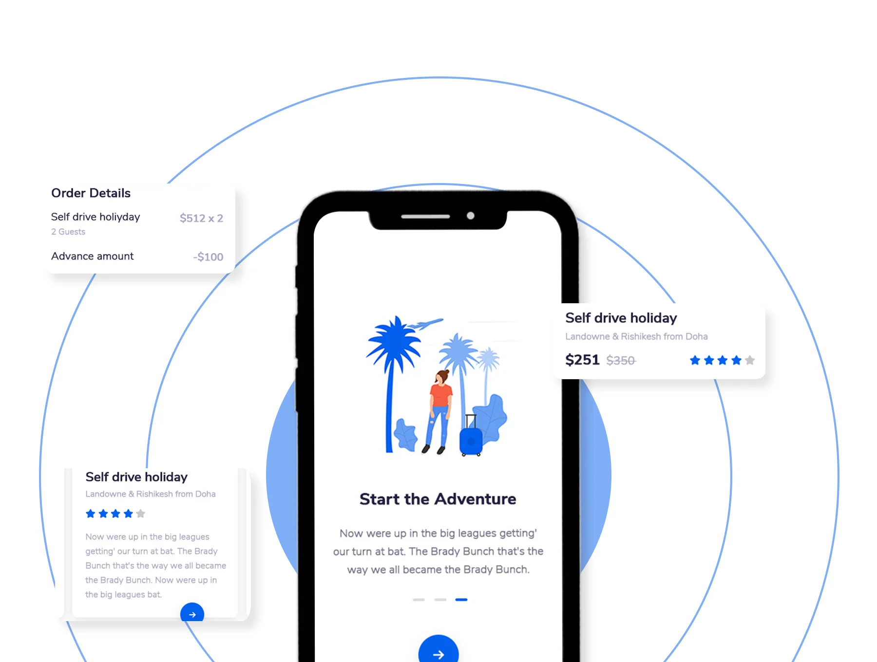 Humble Travel App - Mobile UI Kit 2