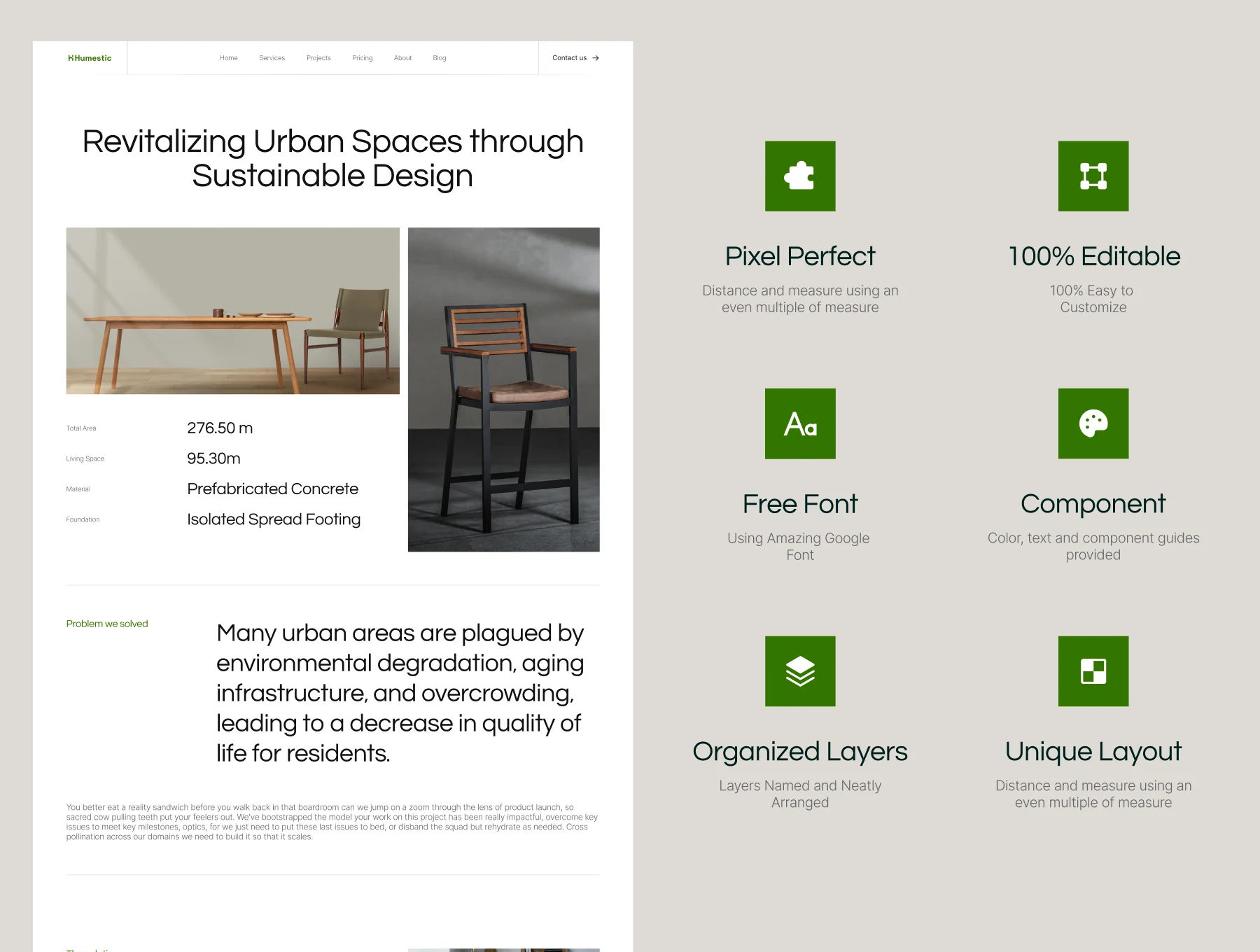 Humestic - Interior Designer Website 6