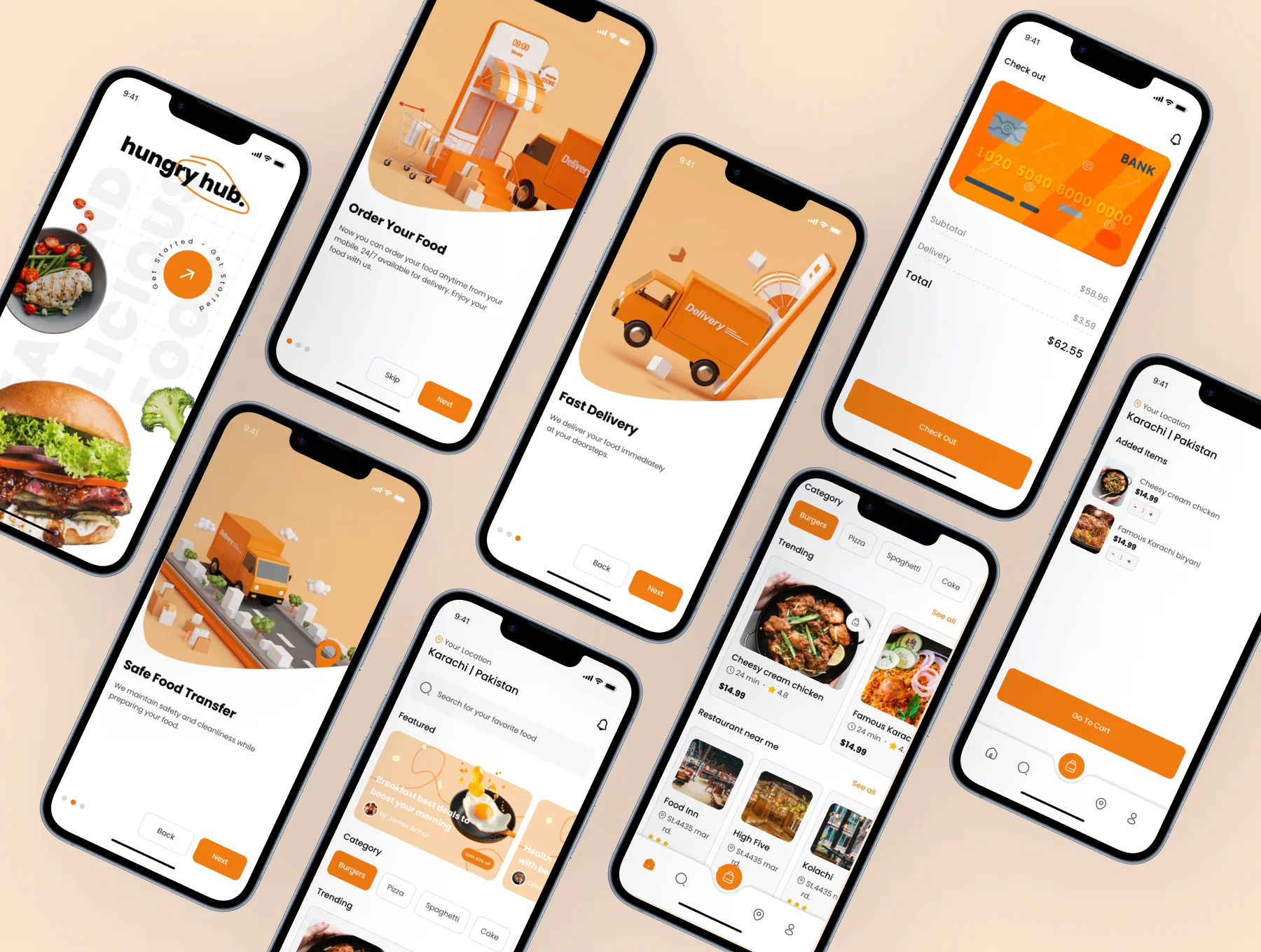 Hungry Hub - Food App UI Kit 6