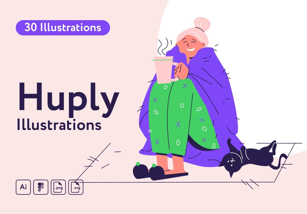 Huply Illustrations