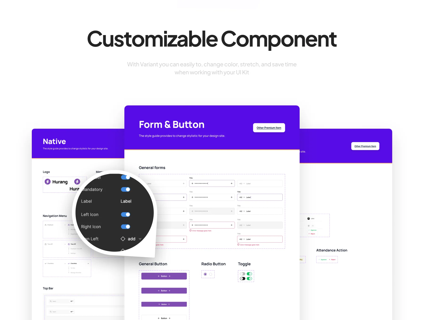 Hurang - HR Management Dashboard UI Kit 4