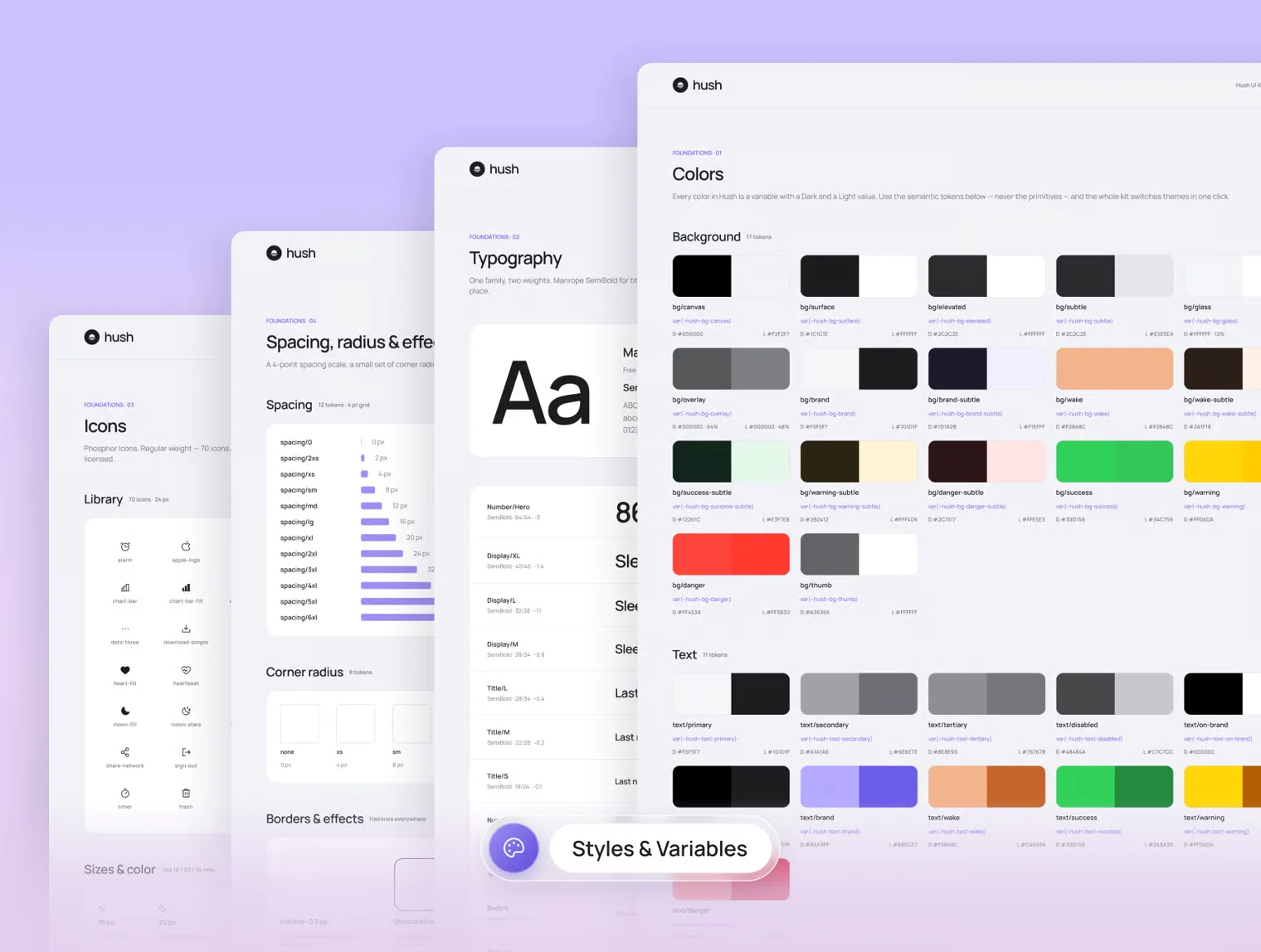 Hush – AI Sleep Coach App UI Kit + Expo Code 3