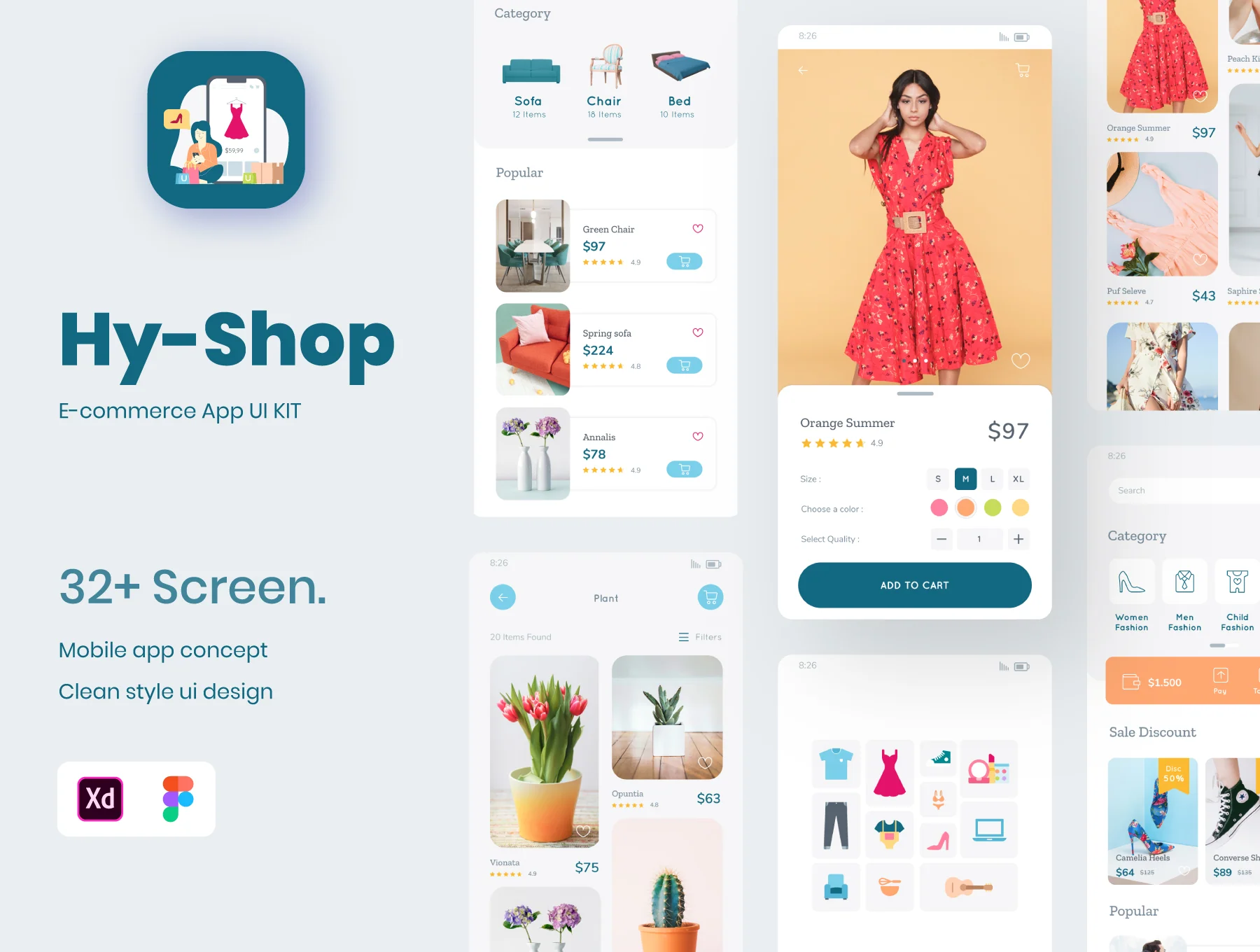 Hy-Shop UI Ecommerce Design