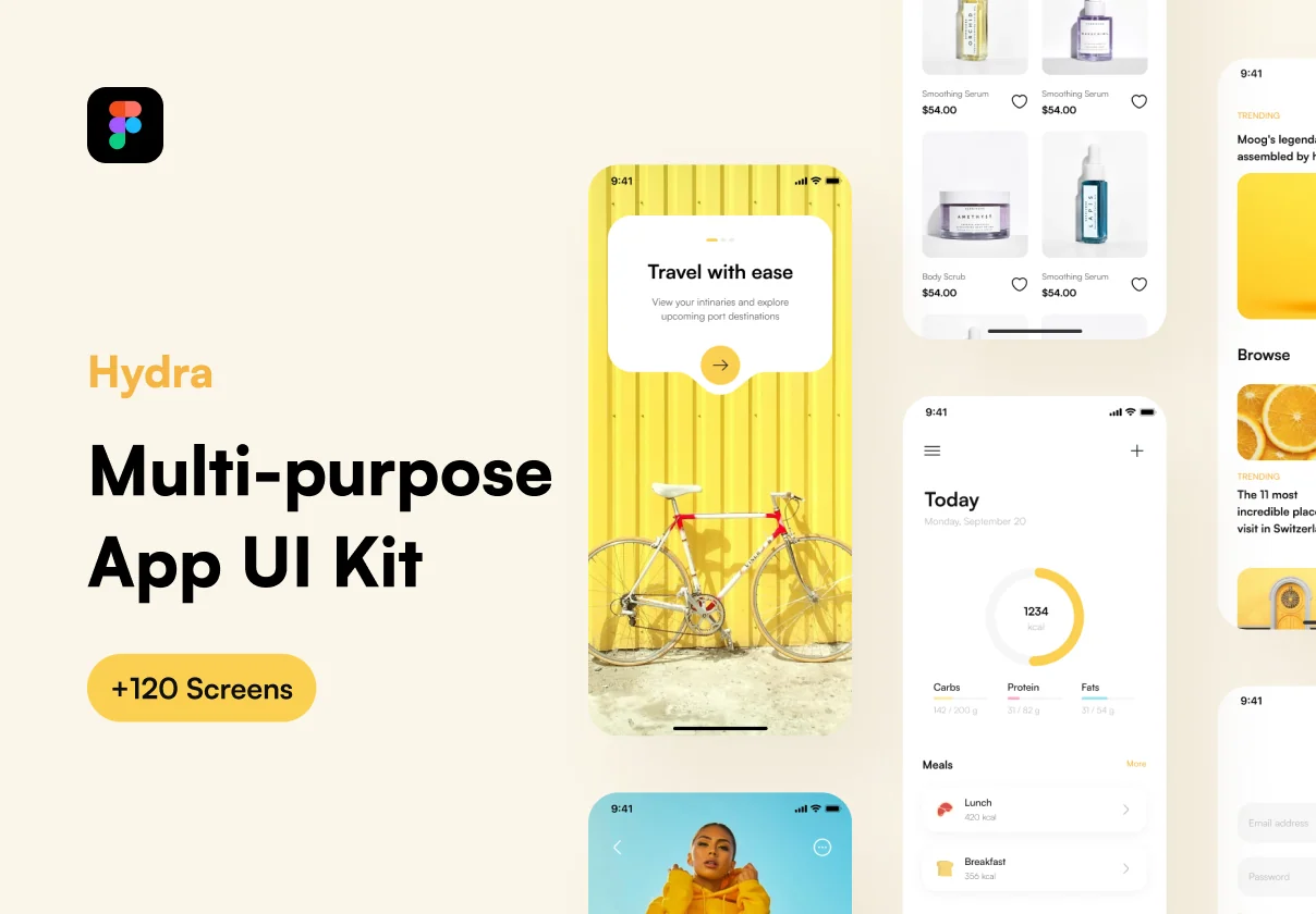 Hydra - Multipurpose App UI Kit