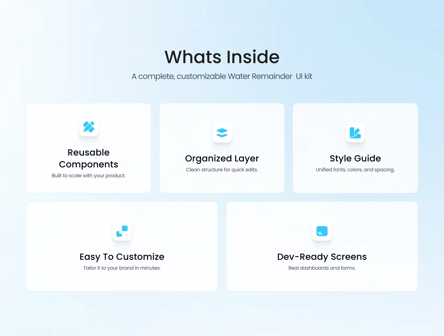 Hydraly – Hydration Tracker & Water Reminder iOS UI Kit 2