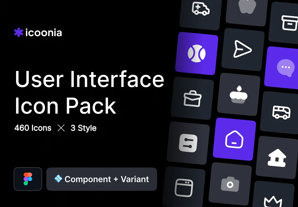 Icoonia | 460 x 3 Style Icons