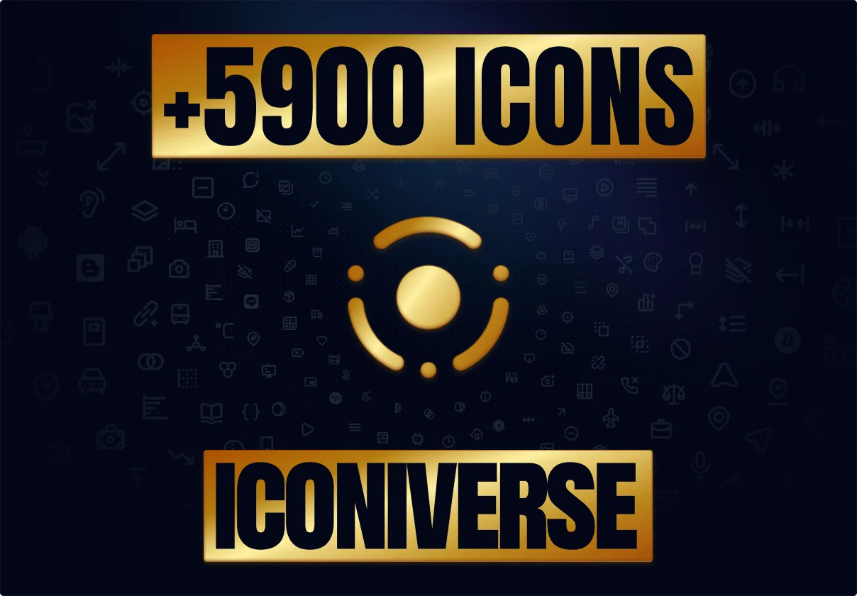 Iconiverse – 5,900+ Icon Set for UI & Development