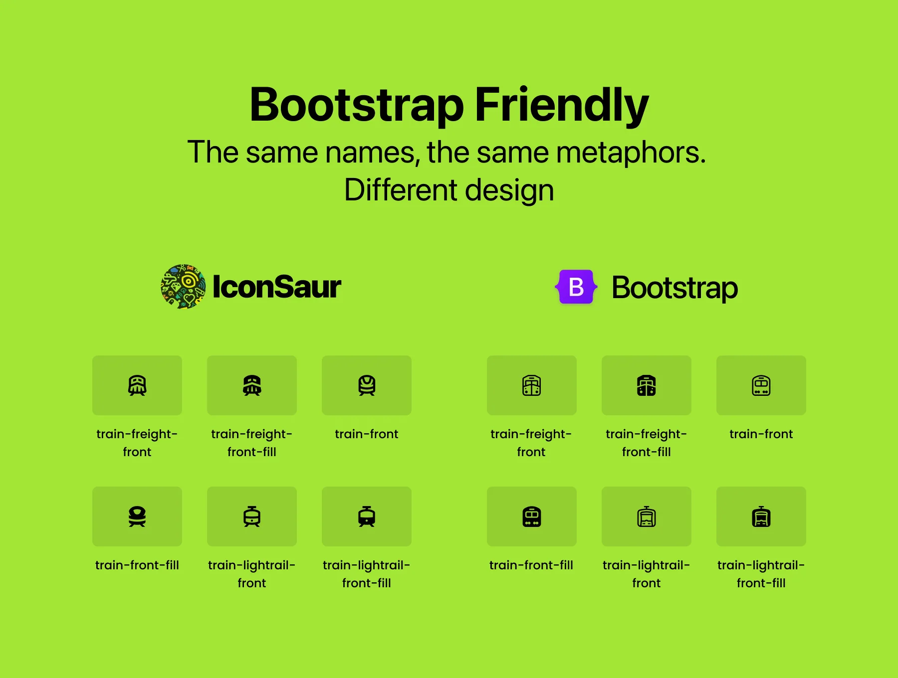 IconSaur - Bootstrap Based Icon System 7