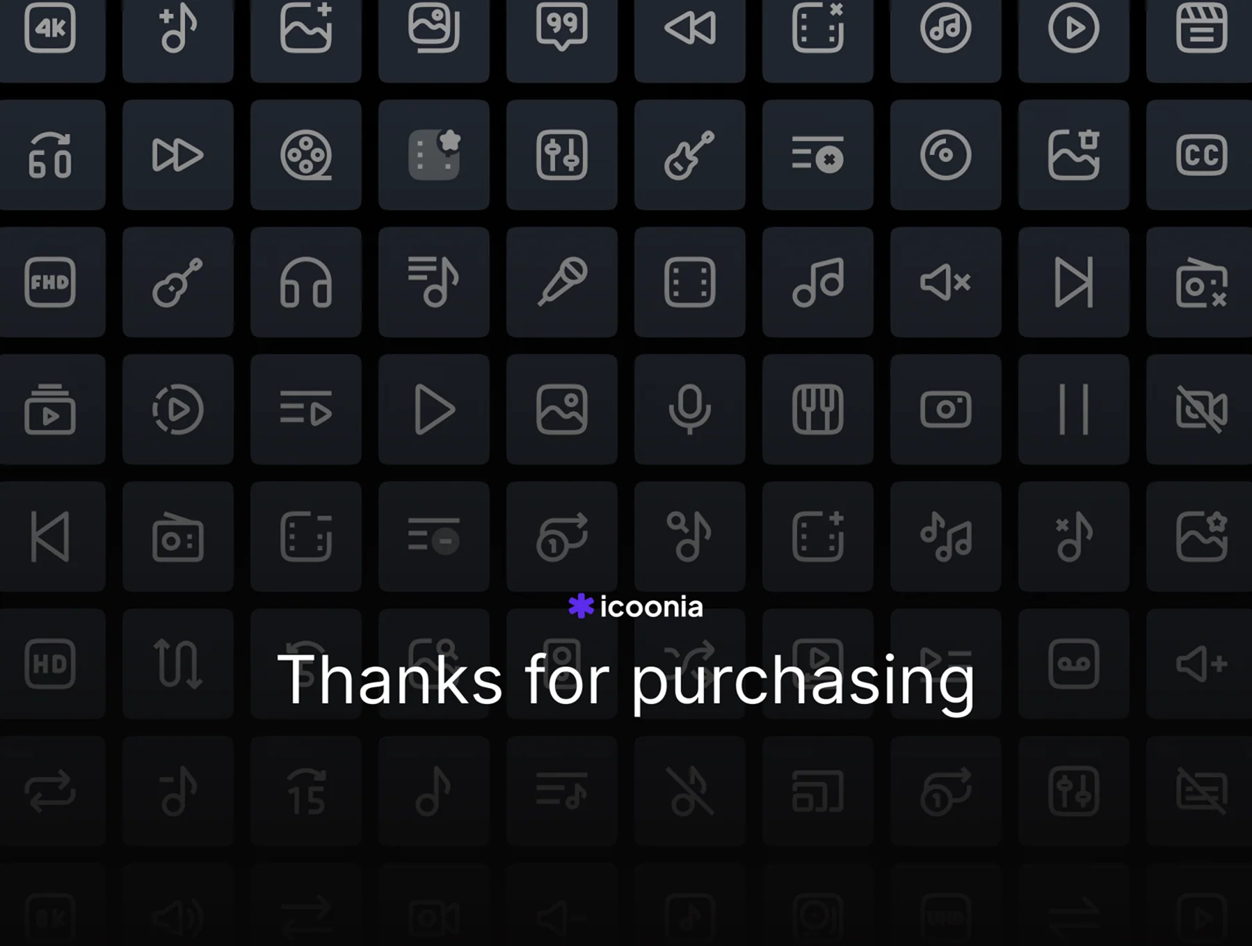 Icoonia - Media Icon Pack 6