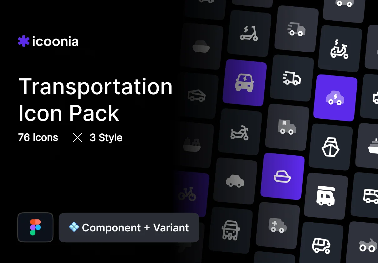 Icoonia - Transportation Icon Pack