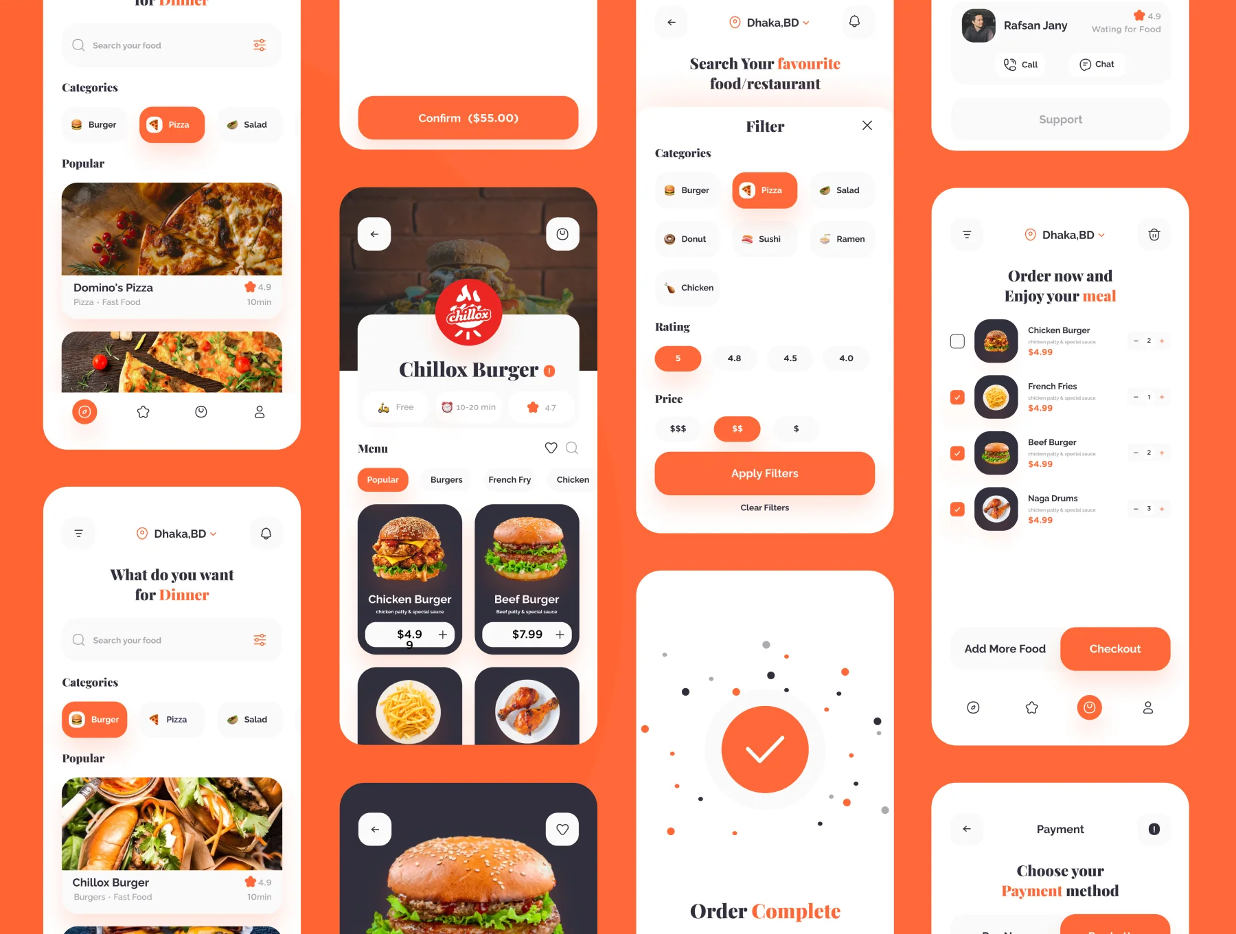 Ideate Food Delivery App Ui KIt 4