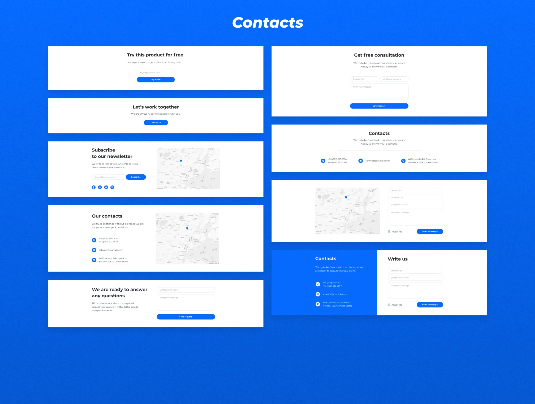IDTOOL Landing page Web UI Kit 5