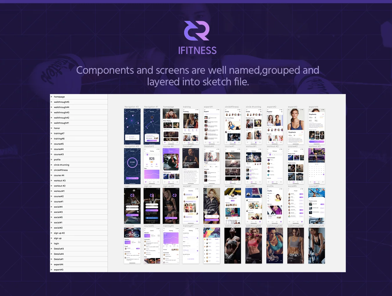 iFITNESS UI Kit 5