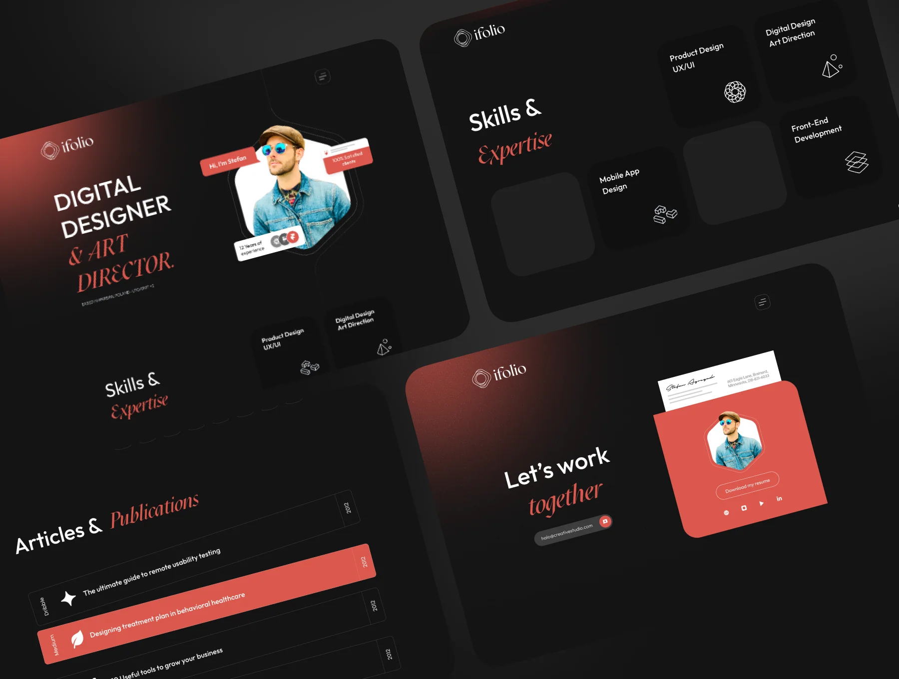 ifolio — Framer Portfolio Template