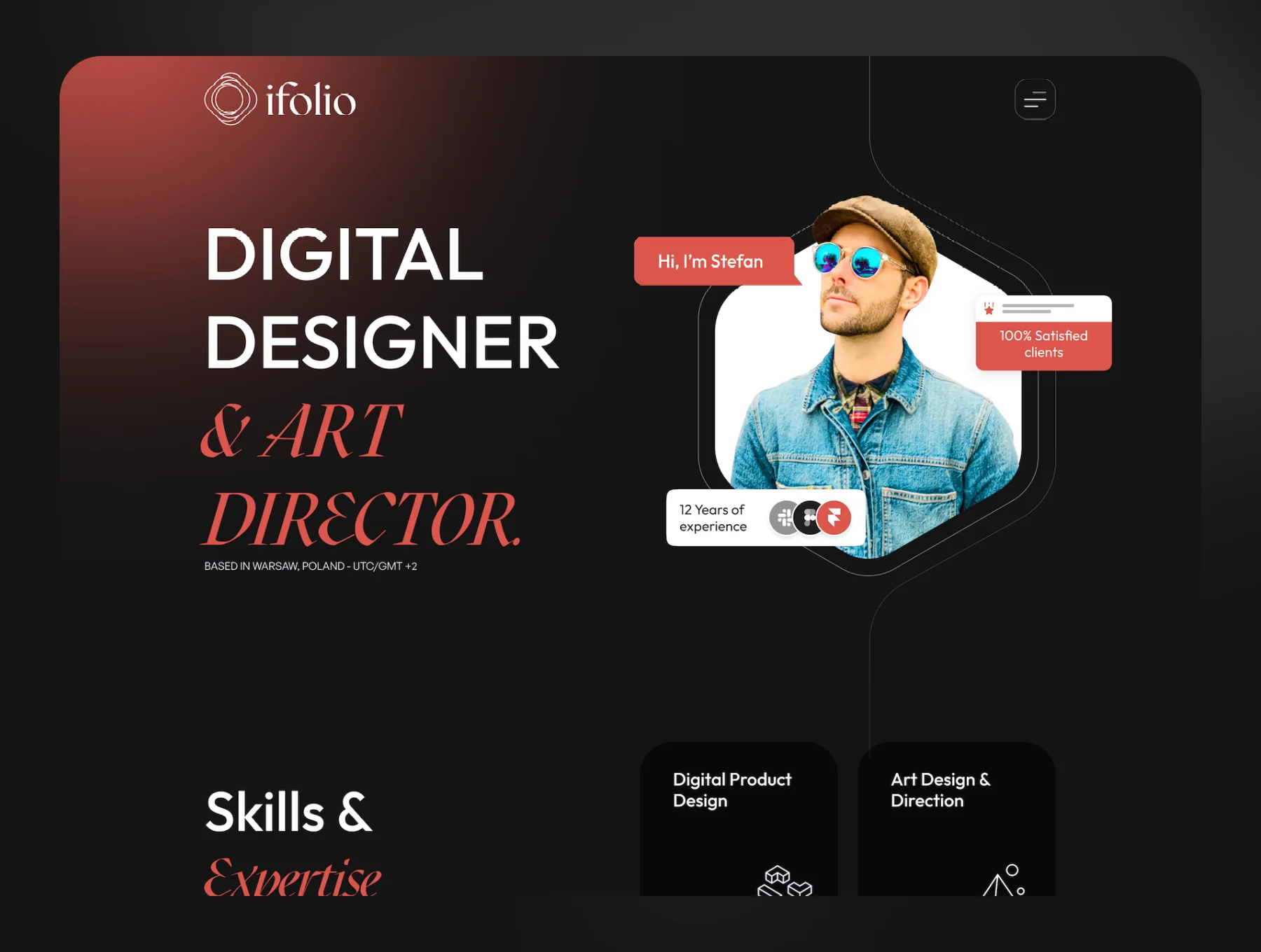 ifolio — Framer Portfolio Template 2