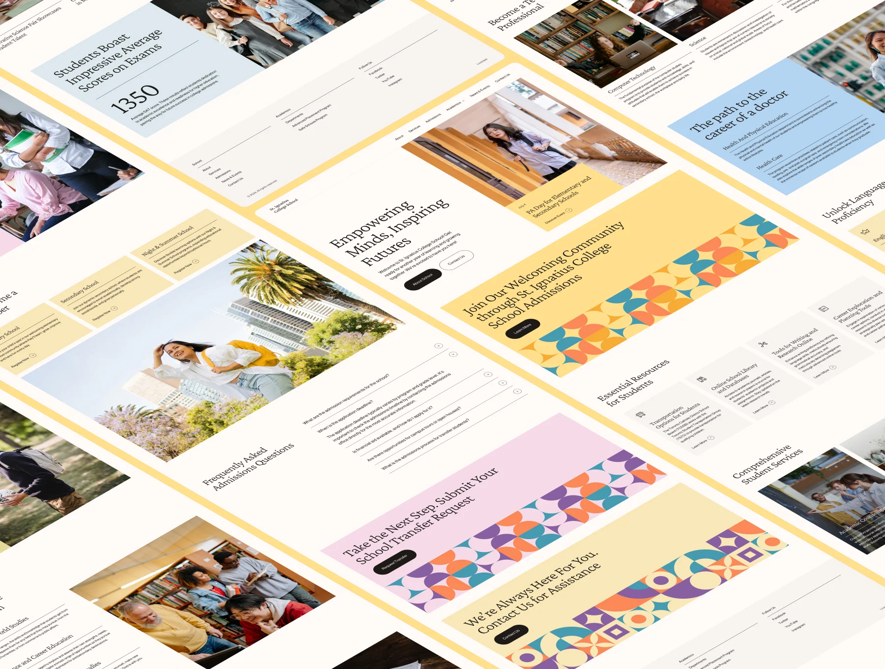 Ignatius School — Website Design Template 5