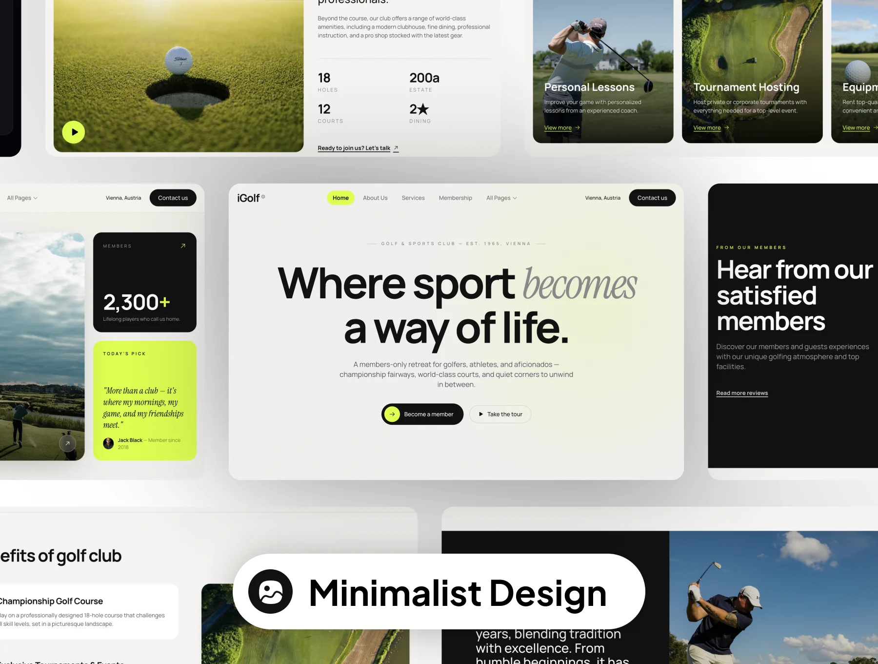 IGolf - Premier Golf & Sports Club Template 4