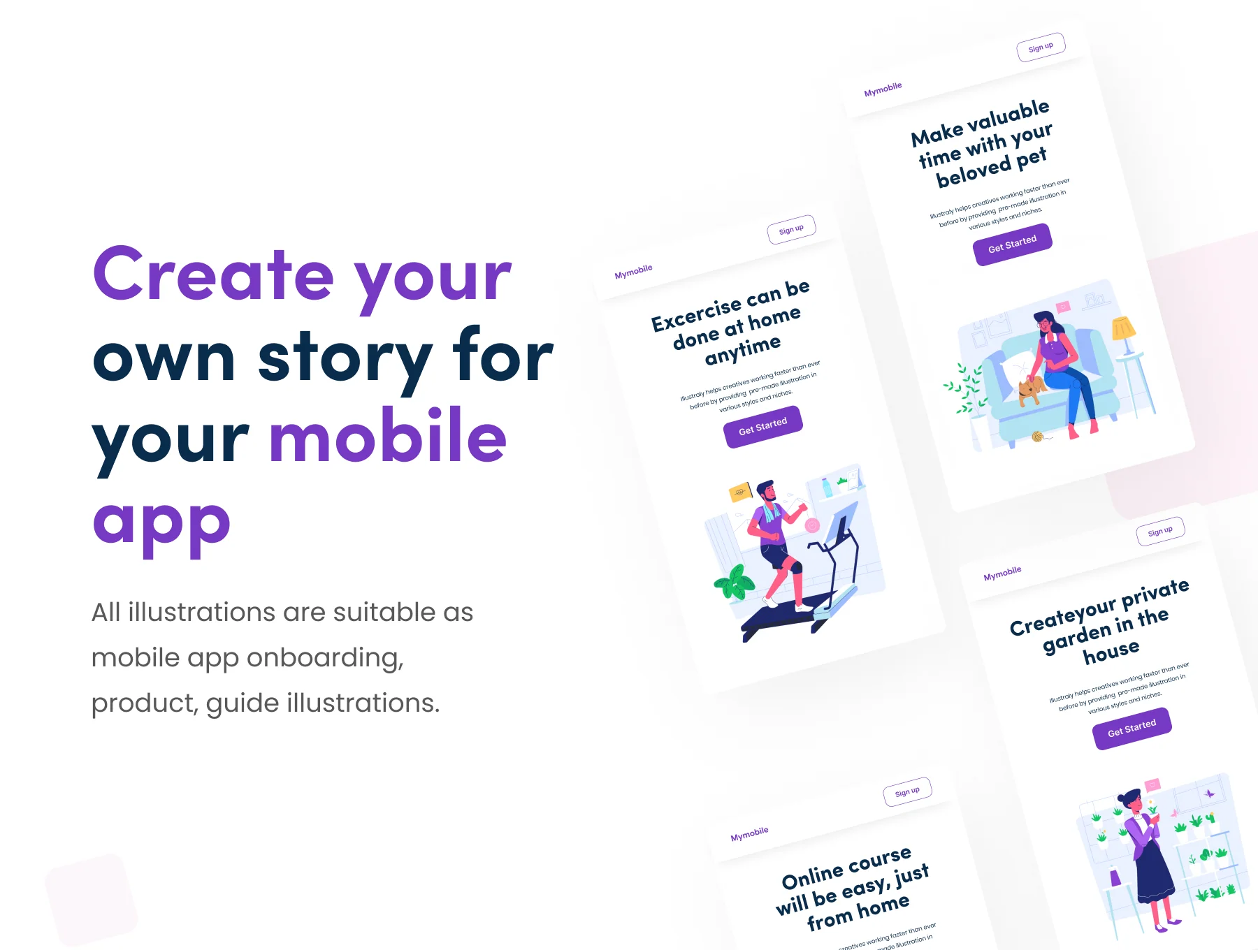 Illustraly - Work from Home Illustration set 7