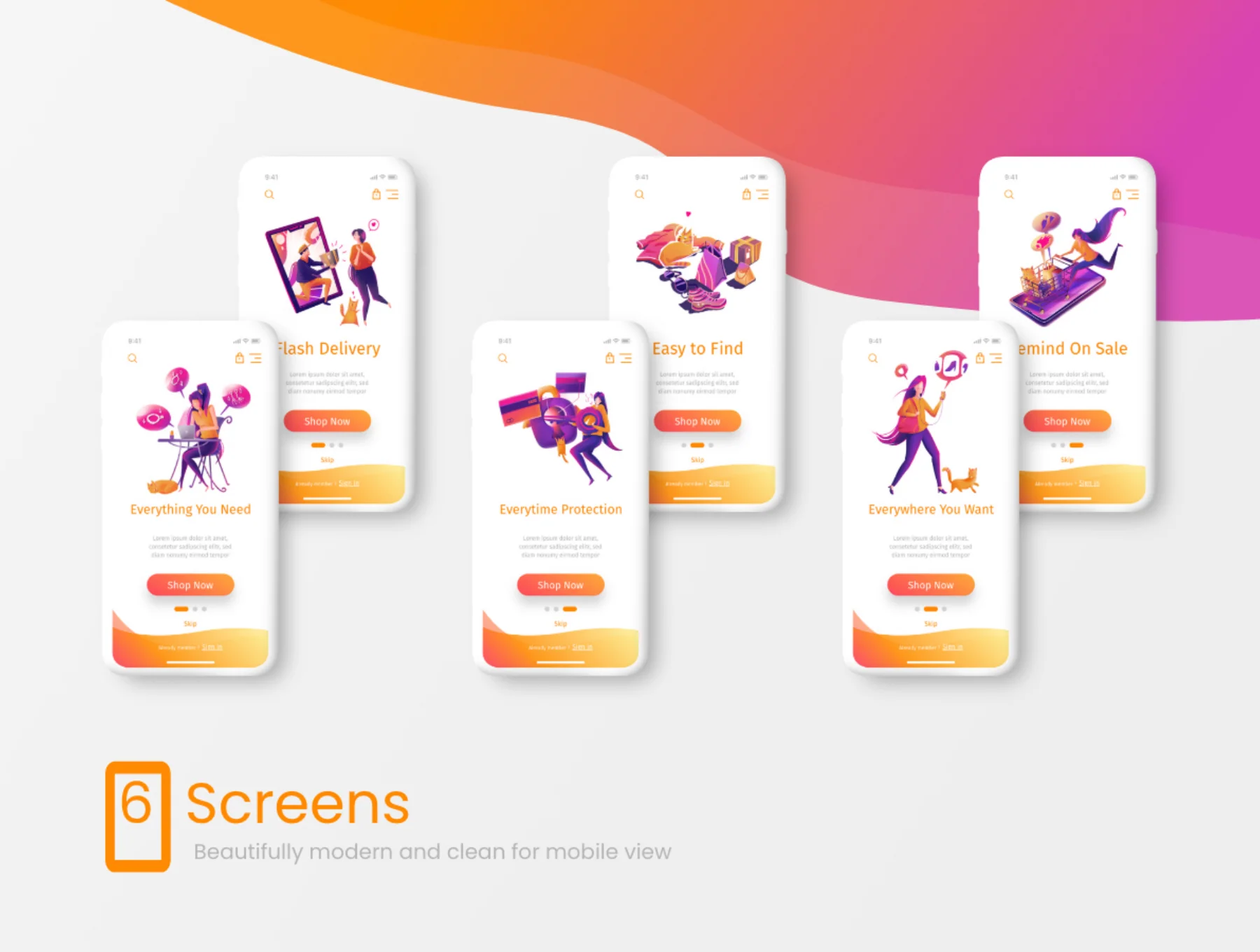Online Store Illustrations 2