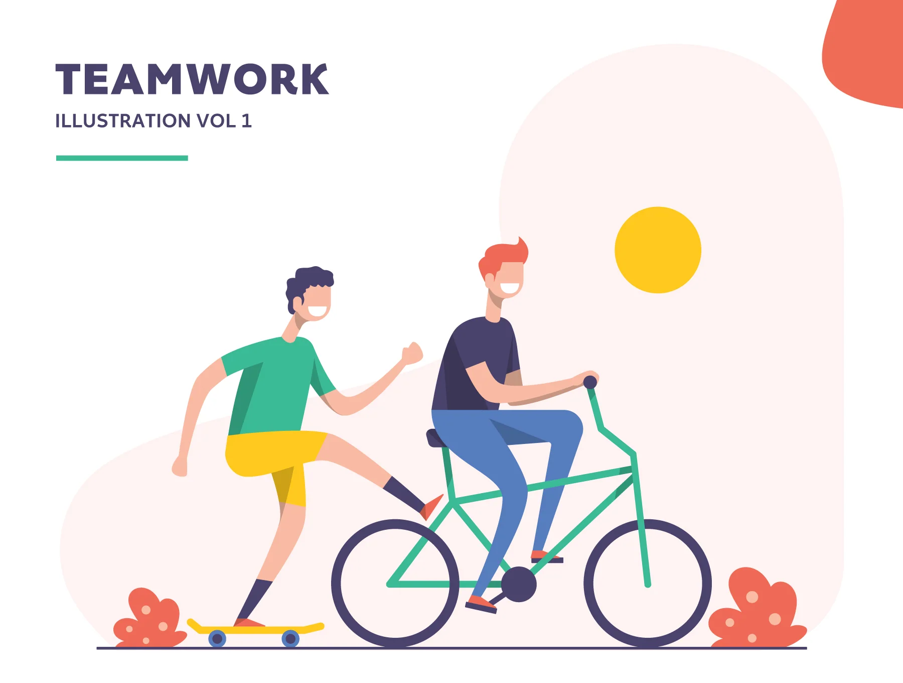 Illustration Startup Teamwork Pack Vol.1 4