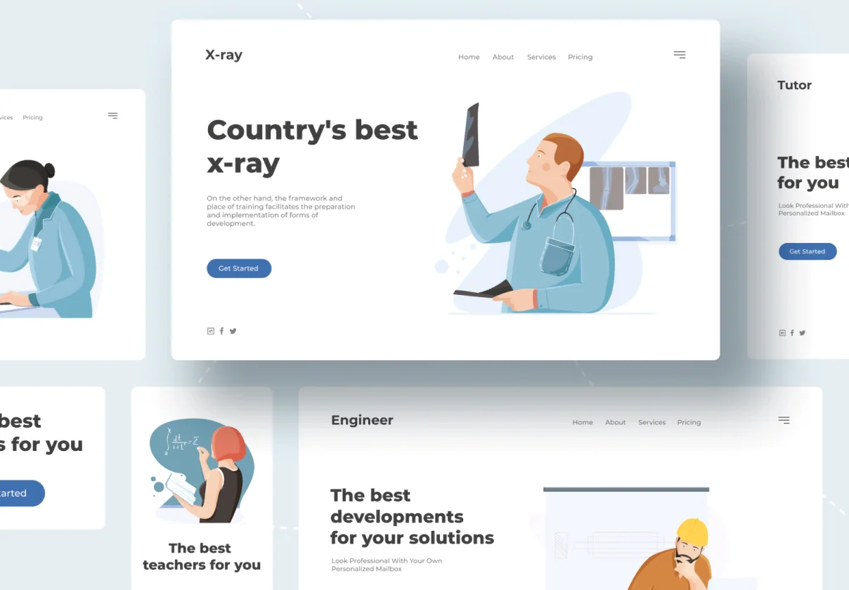 Illustrations set - "Professions"