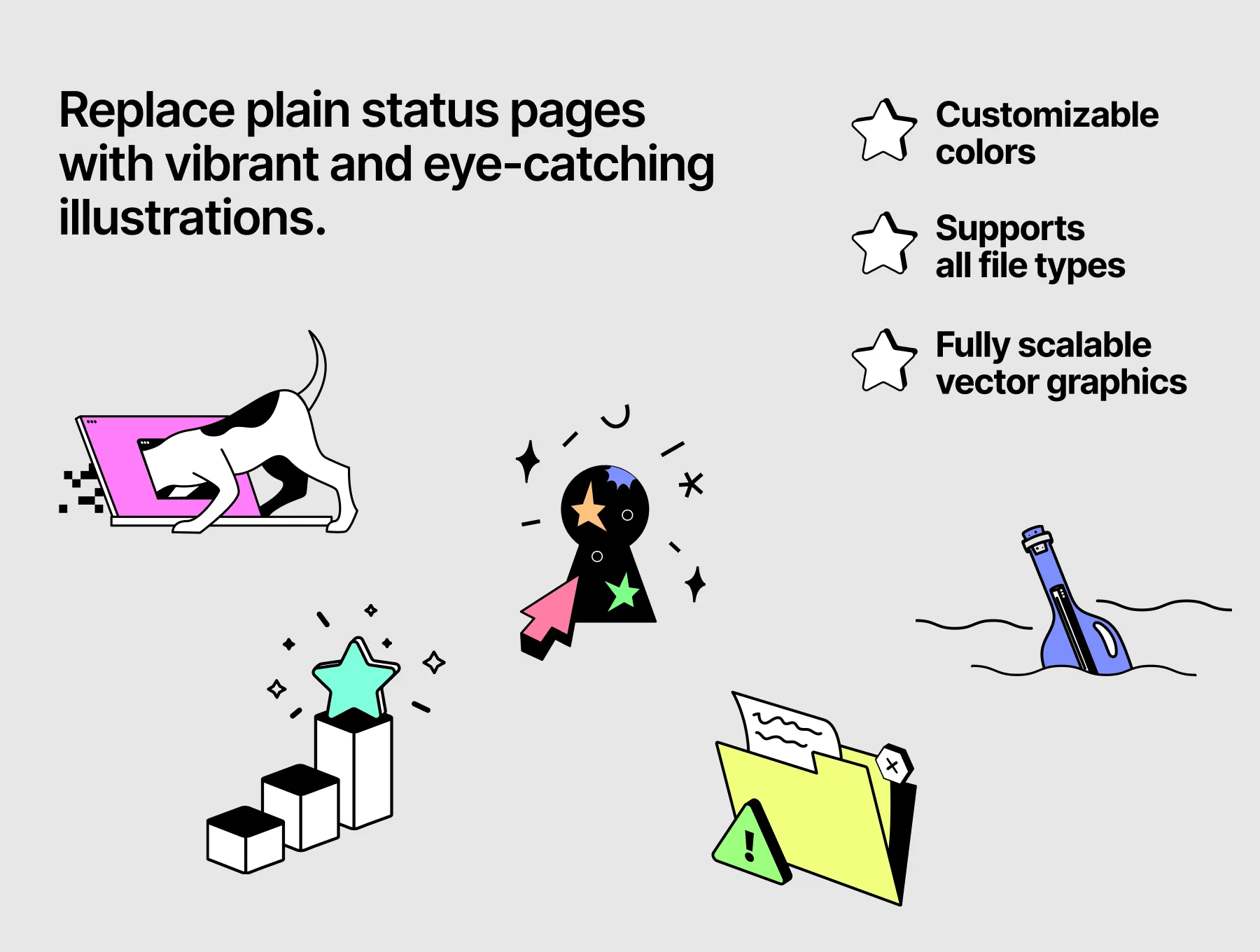 Illustration sets for Web and App 2
