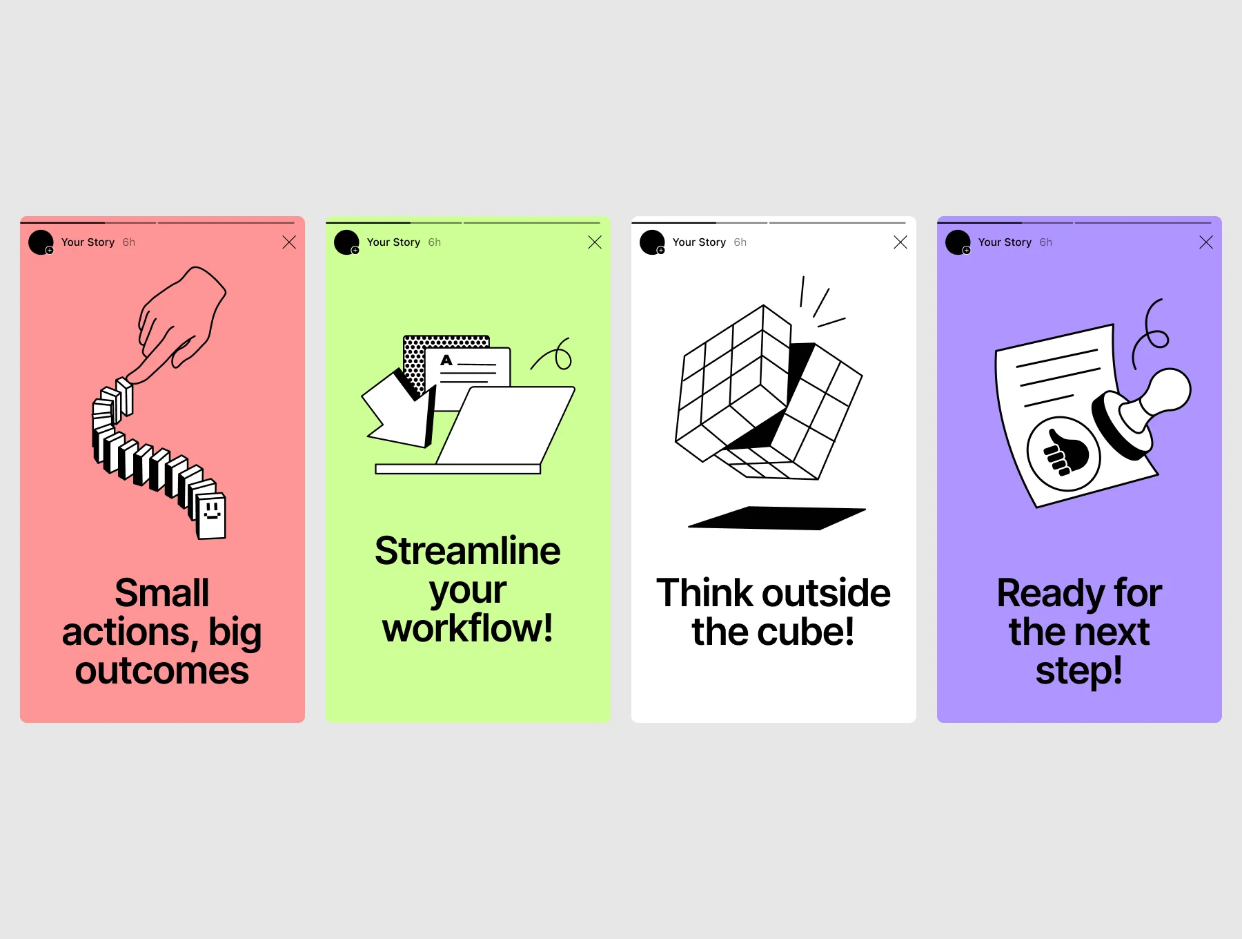 Illustration sets for Web and App 6