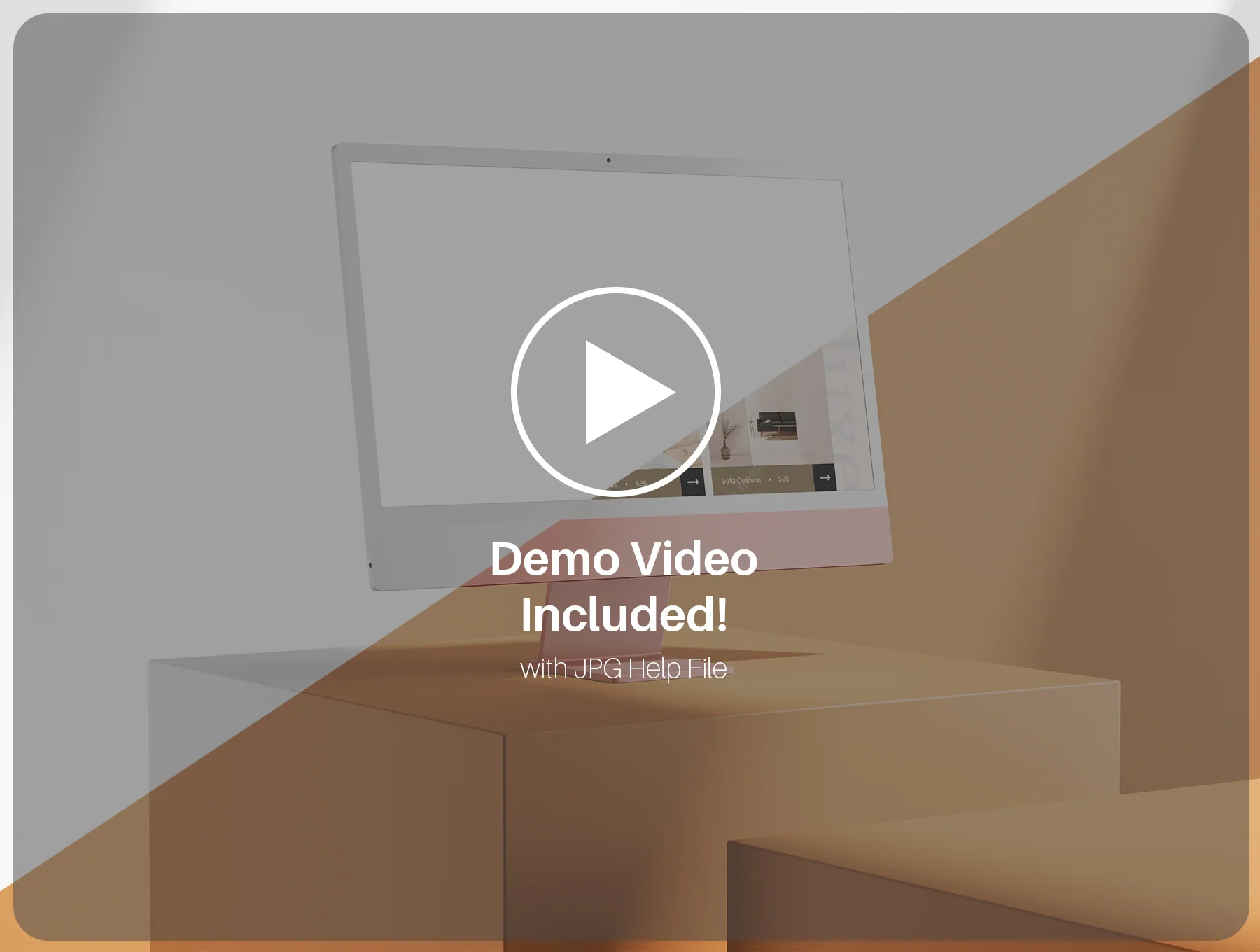 iMac 24 Inch PSD Mockup Pack 7