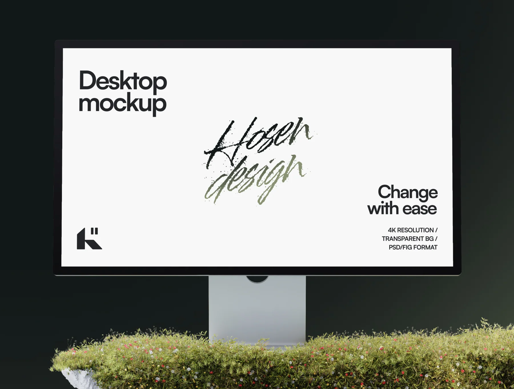 Desktop Mockup — Nature Scene 2