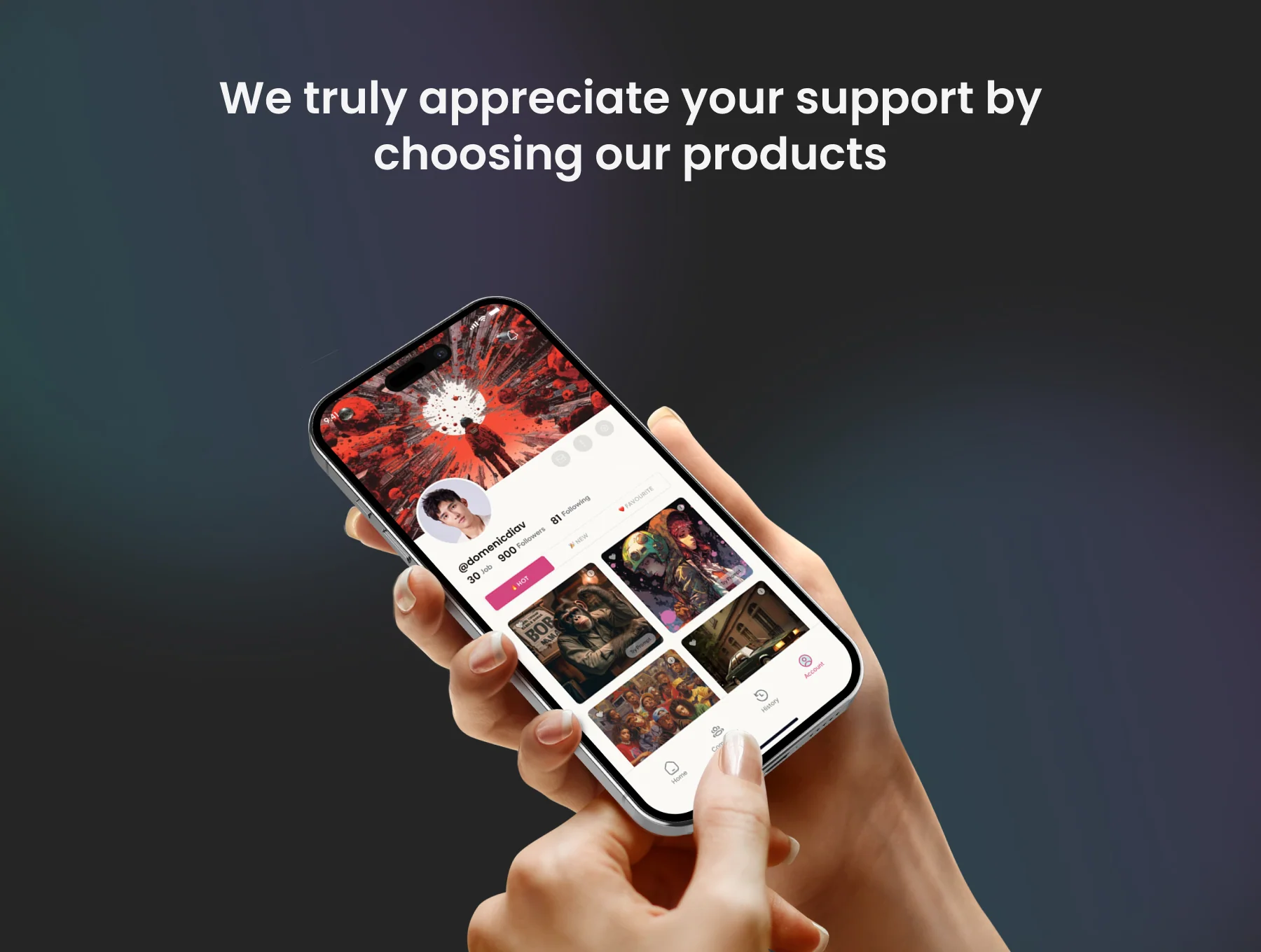 Imaginify - AI Image Generator Mobile App UI Kit 8