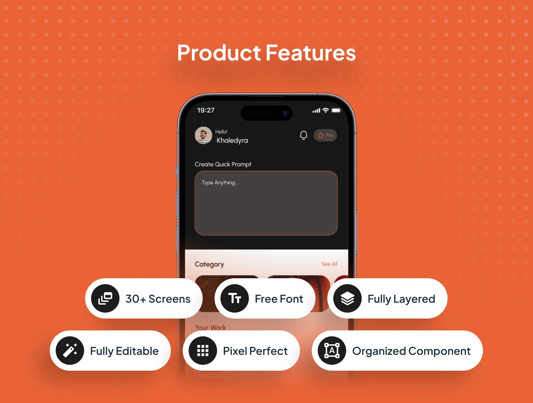 IMAGZ - AI Image Generator App UI Kit