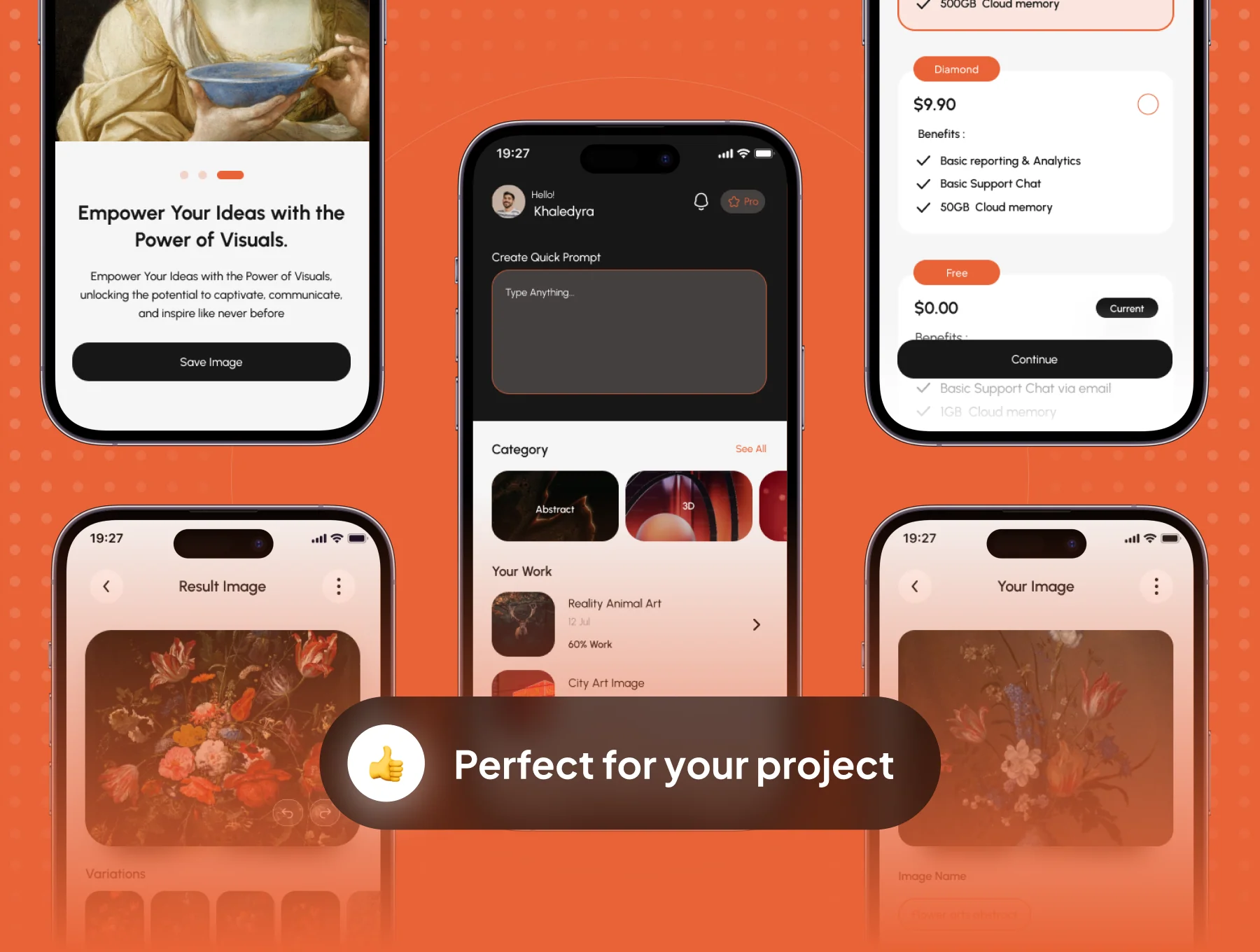 IMAGZ - AI Image Generator App UI Kit 5