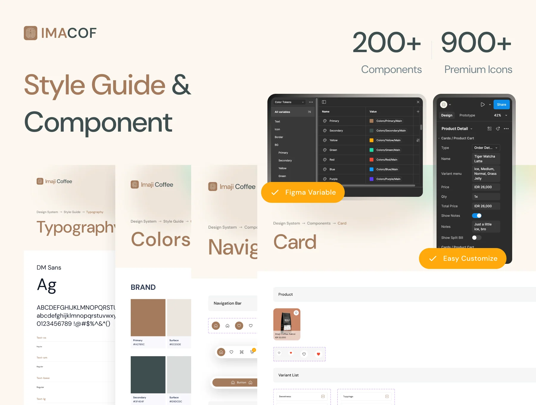 Imacof - Coffee Shop Mobile App UI Kit 3