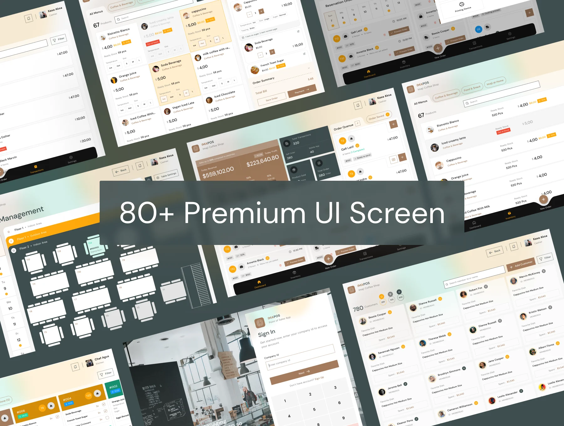 Imapos - Point of Sale (POS) App UI Kit 3