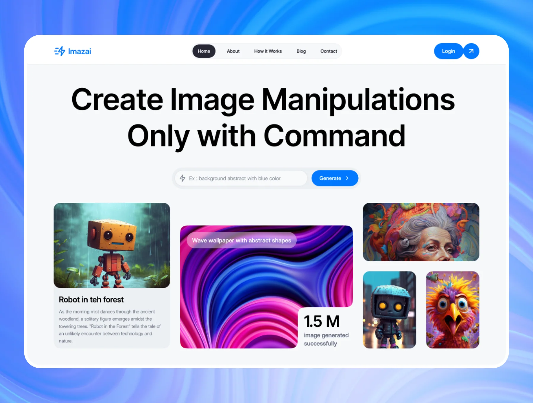 ImazAi - AI Image Website UI KIT 3