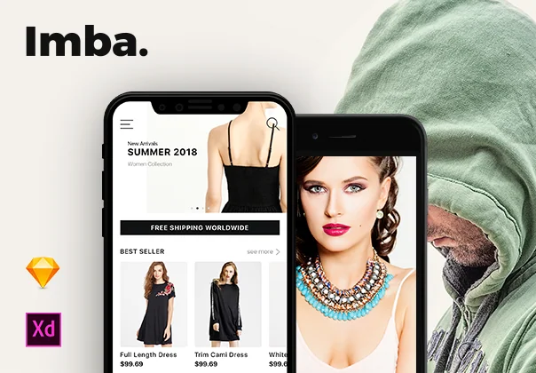 Imba Ecommerce UI Kit